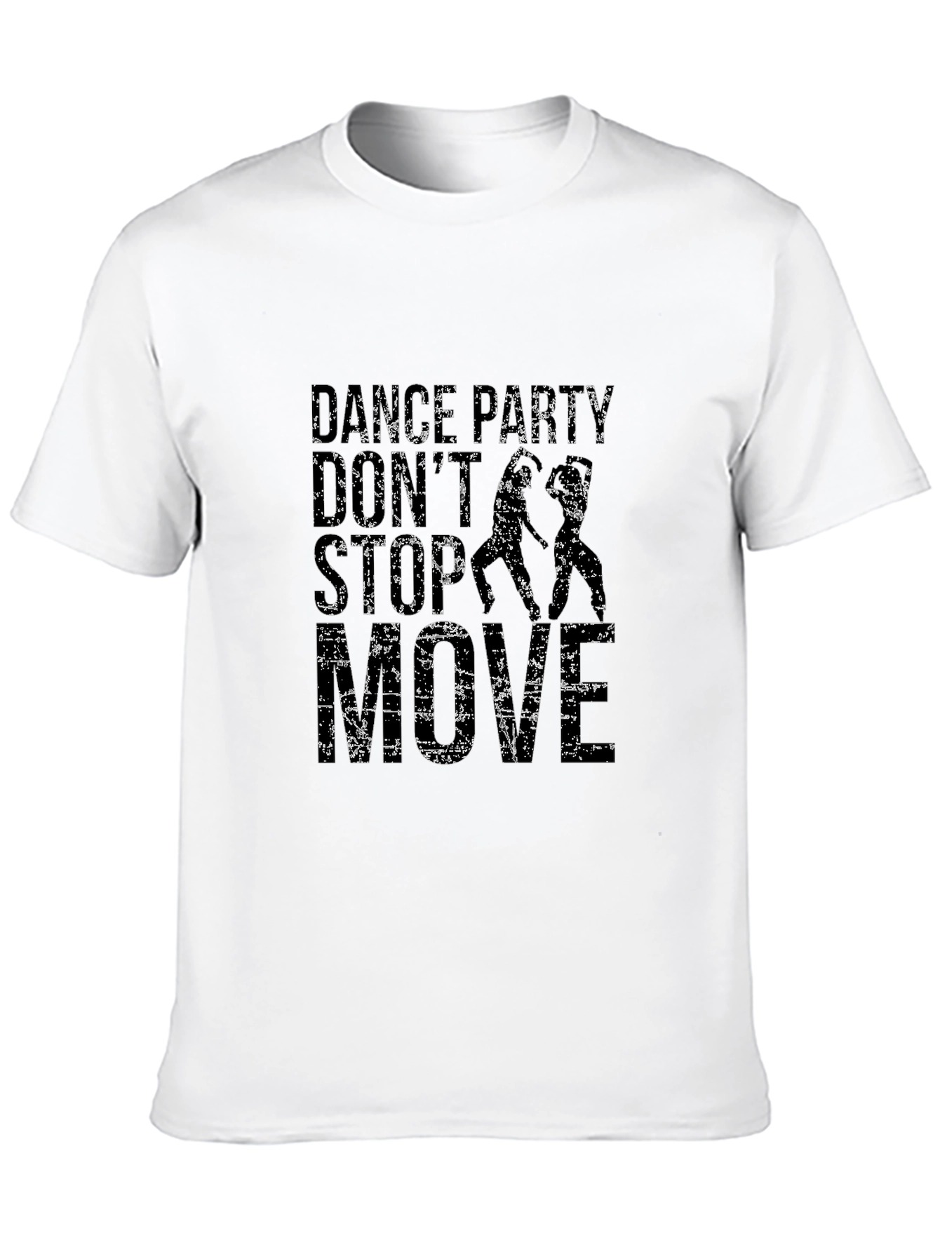 Dance Party Graphic T-Shirt - Black