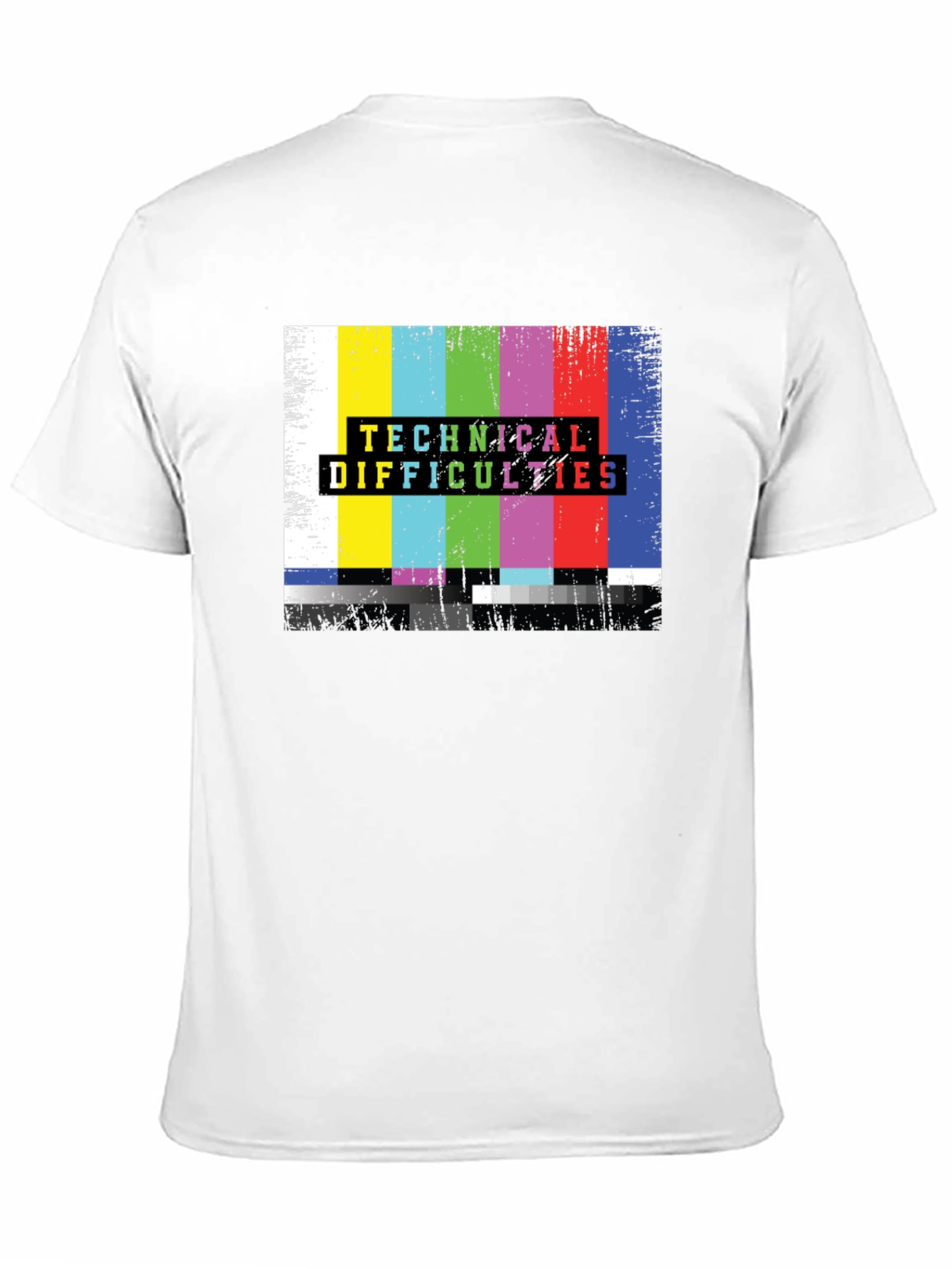 Technical Difficulties Retro T-Shirt - Black