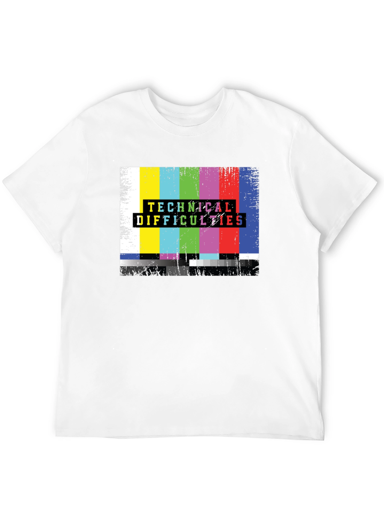 Technical Difficulties Retro T-Shirt - Black