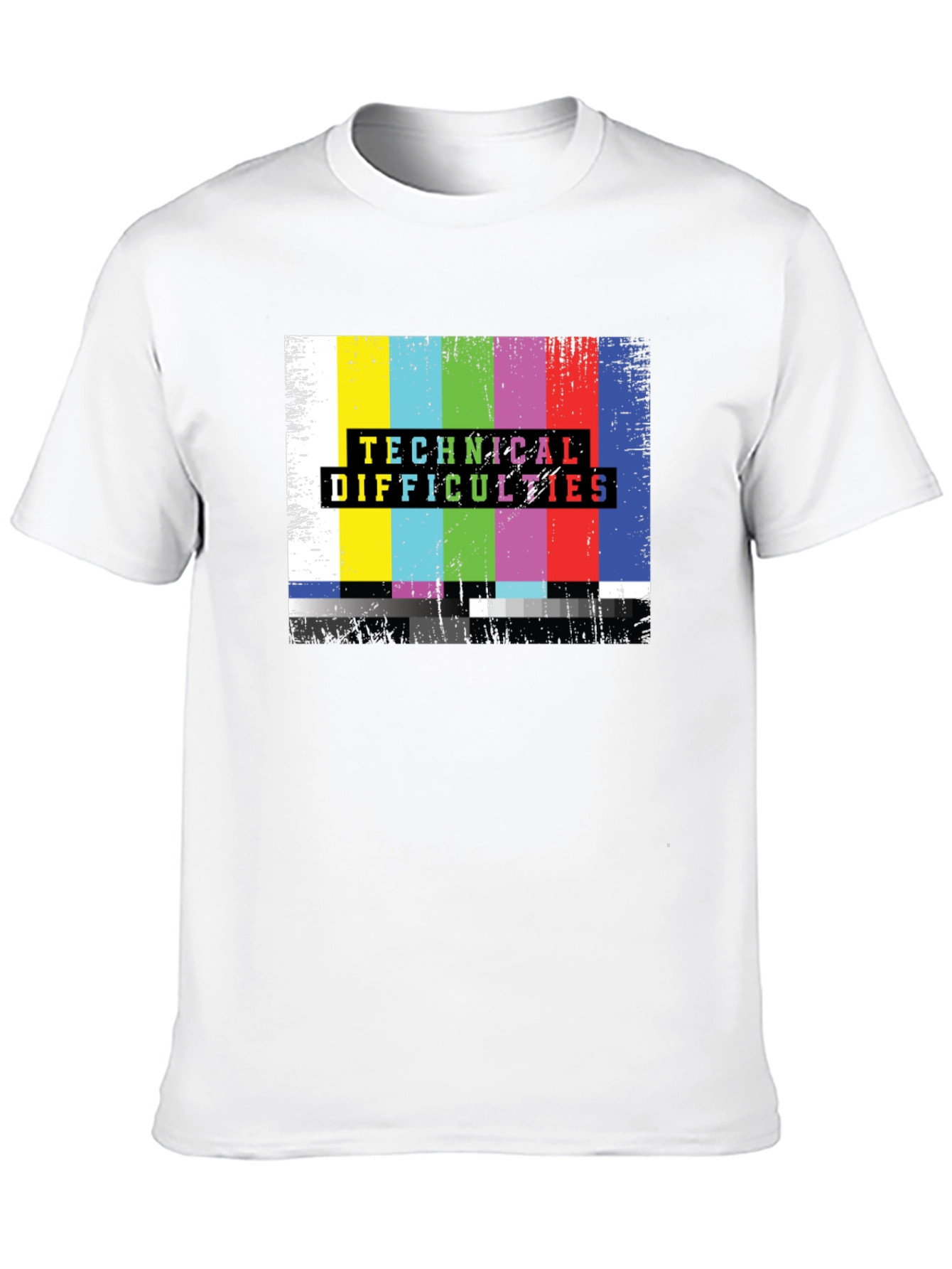 Technical Difficulties Retro T-Shirt - Black