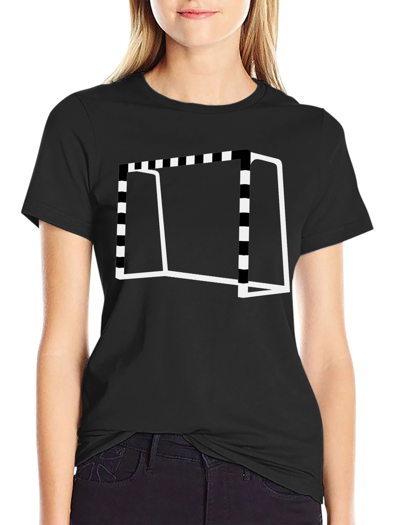 Handball Goal Graphic Tee - Sporty Style