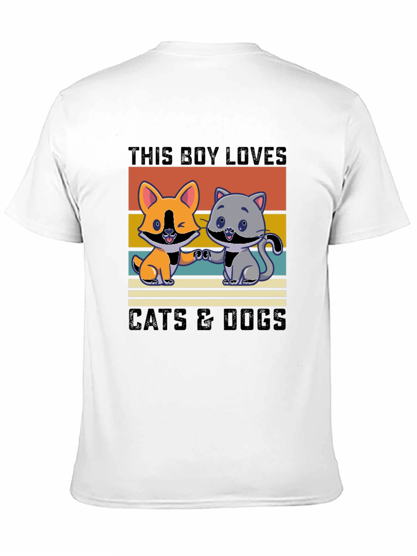 Boys Cats & Dogs Graphic T-Shirt