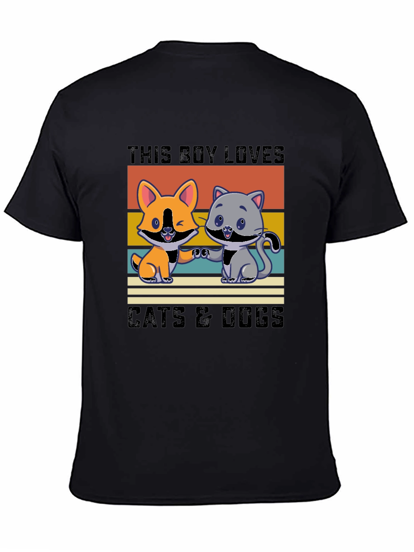 Boys Cats & Dogs Graphic T-Shirt