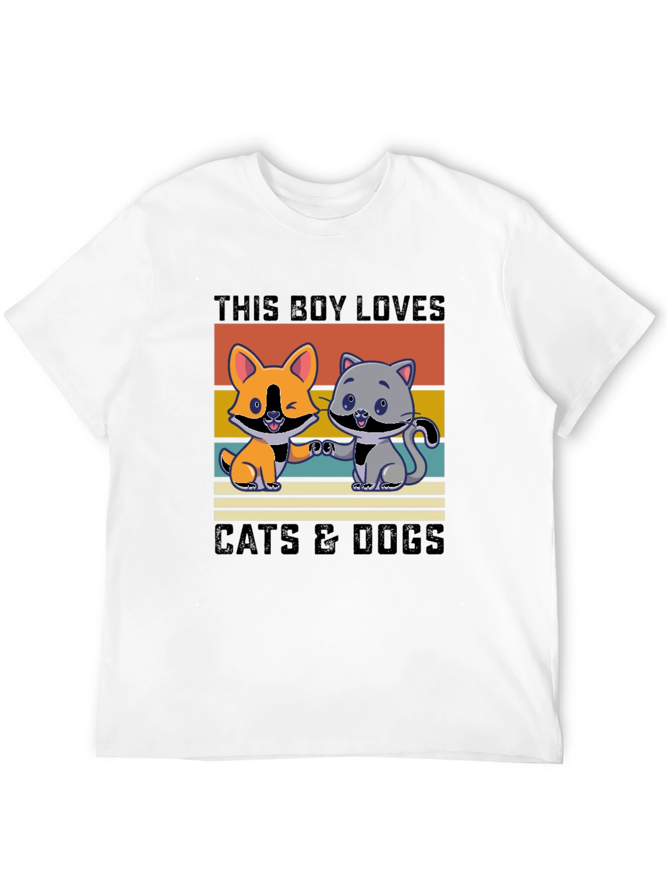 Boys Cats & Dogs Graphic T-Shirt