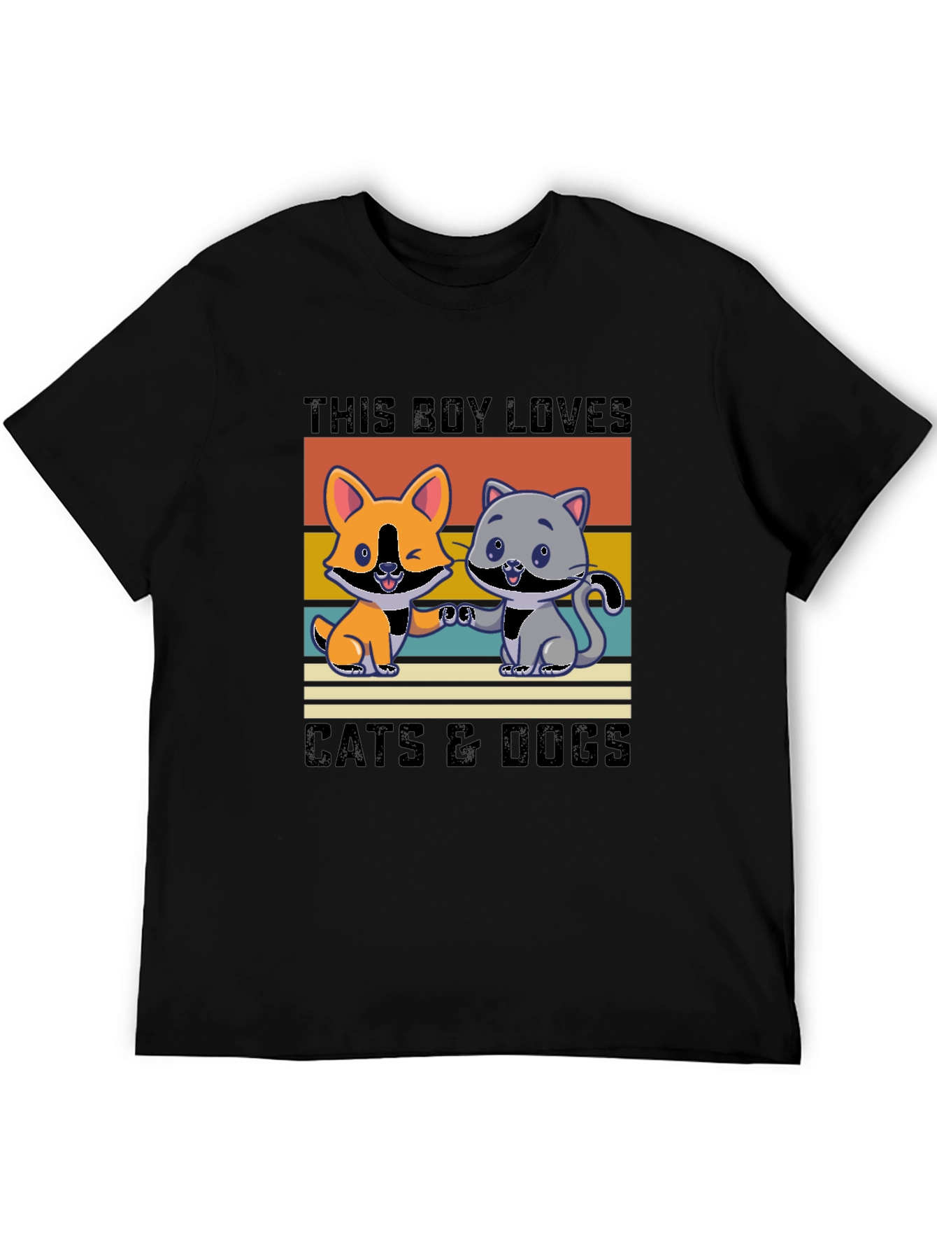 Boys Cats & Dogs Graphic T-Shirt