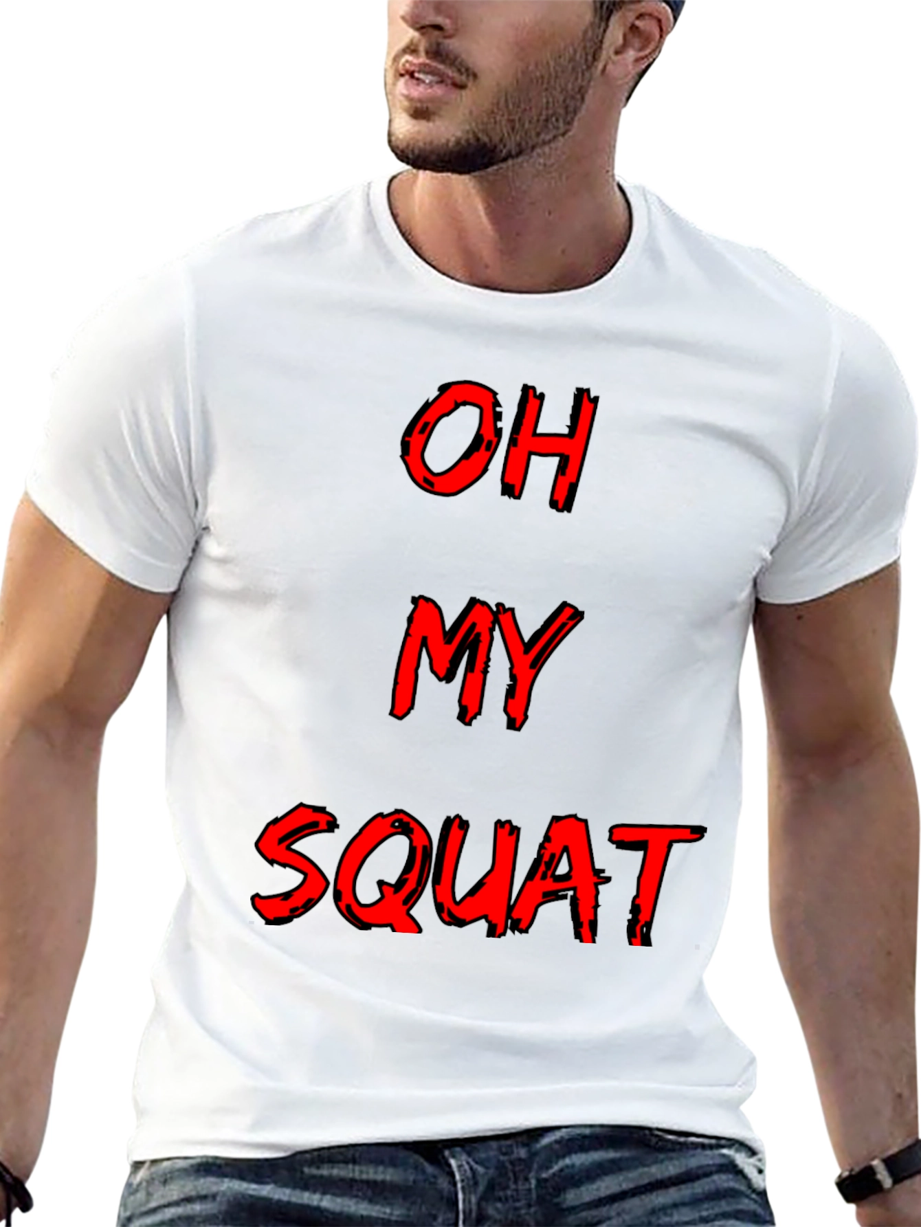 Oh My Squat Funny Gym Workout T-Shirt