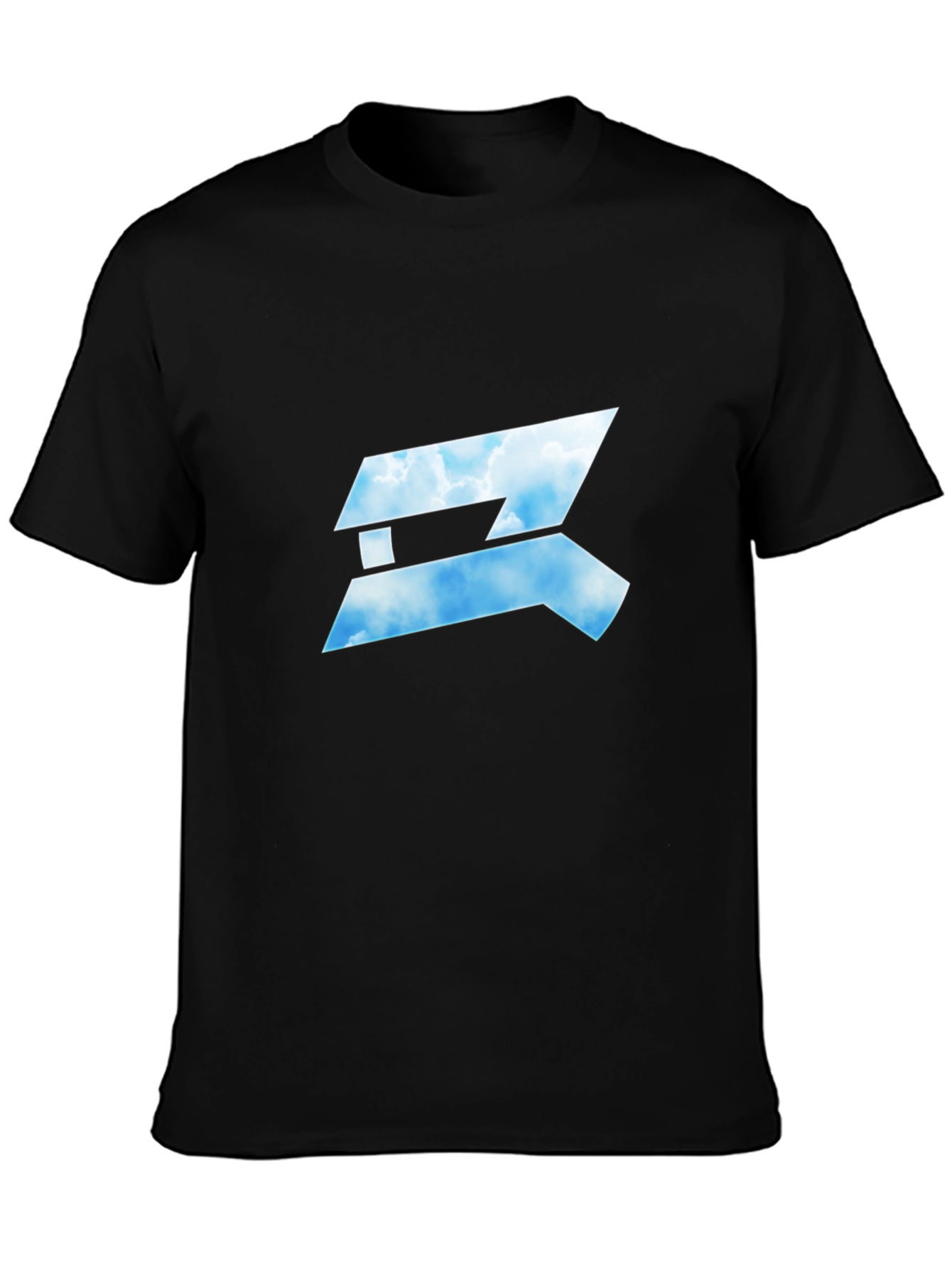 Sky Logo Black T-Shirt