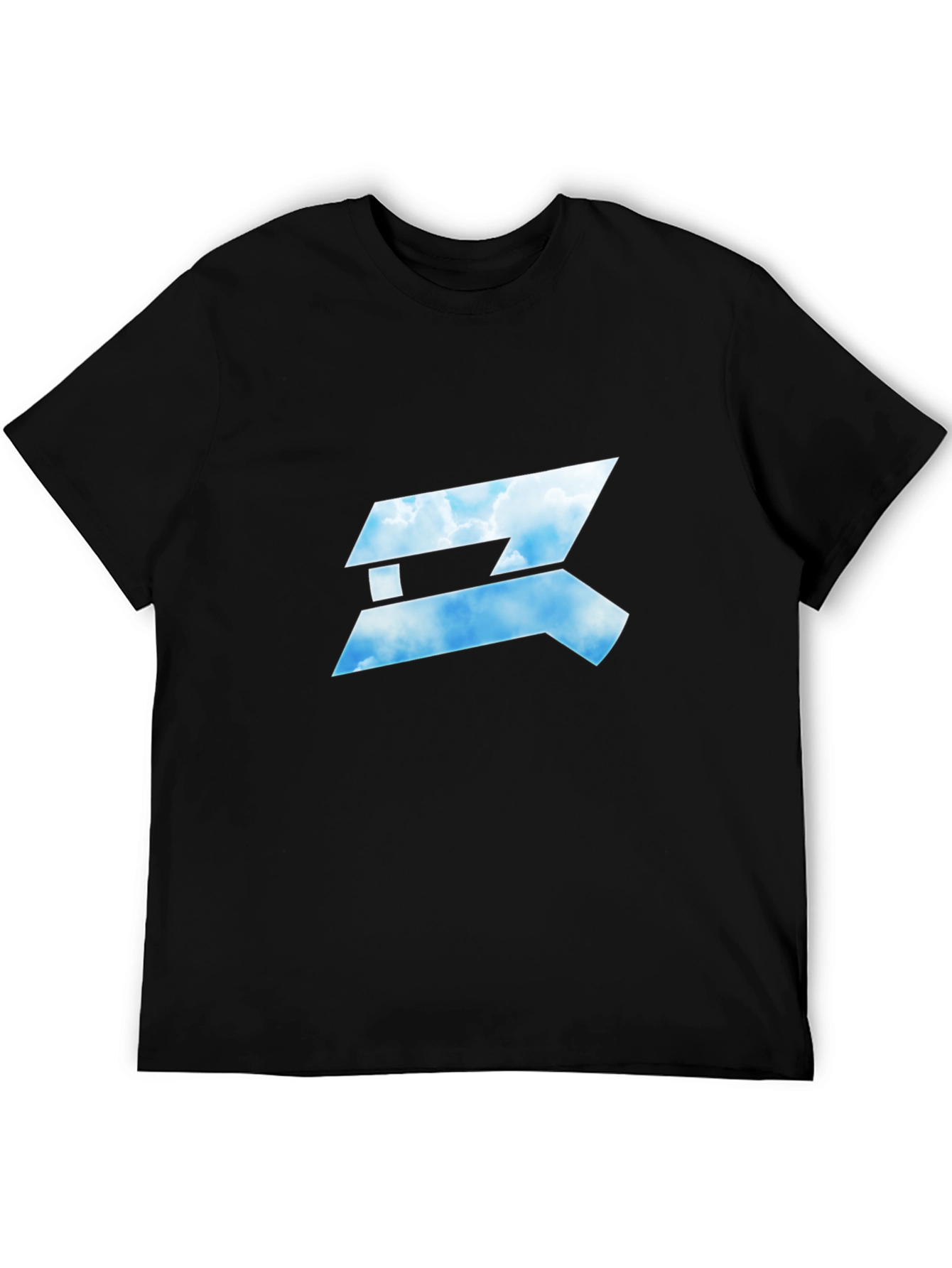 Sky Logo Black T-Shirt