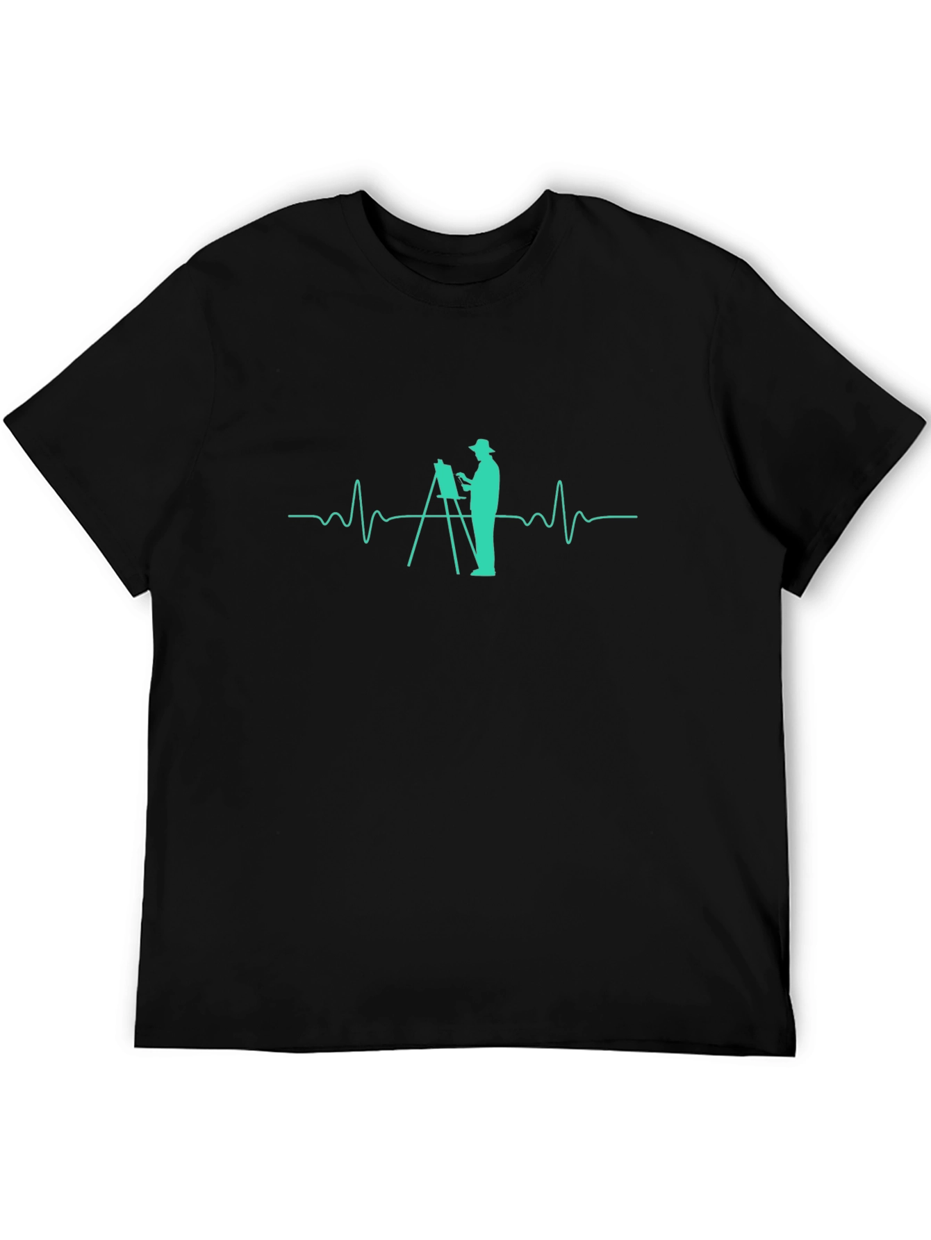Artist Heartbeat T-Shirt - Black