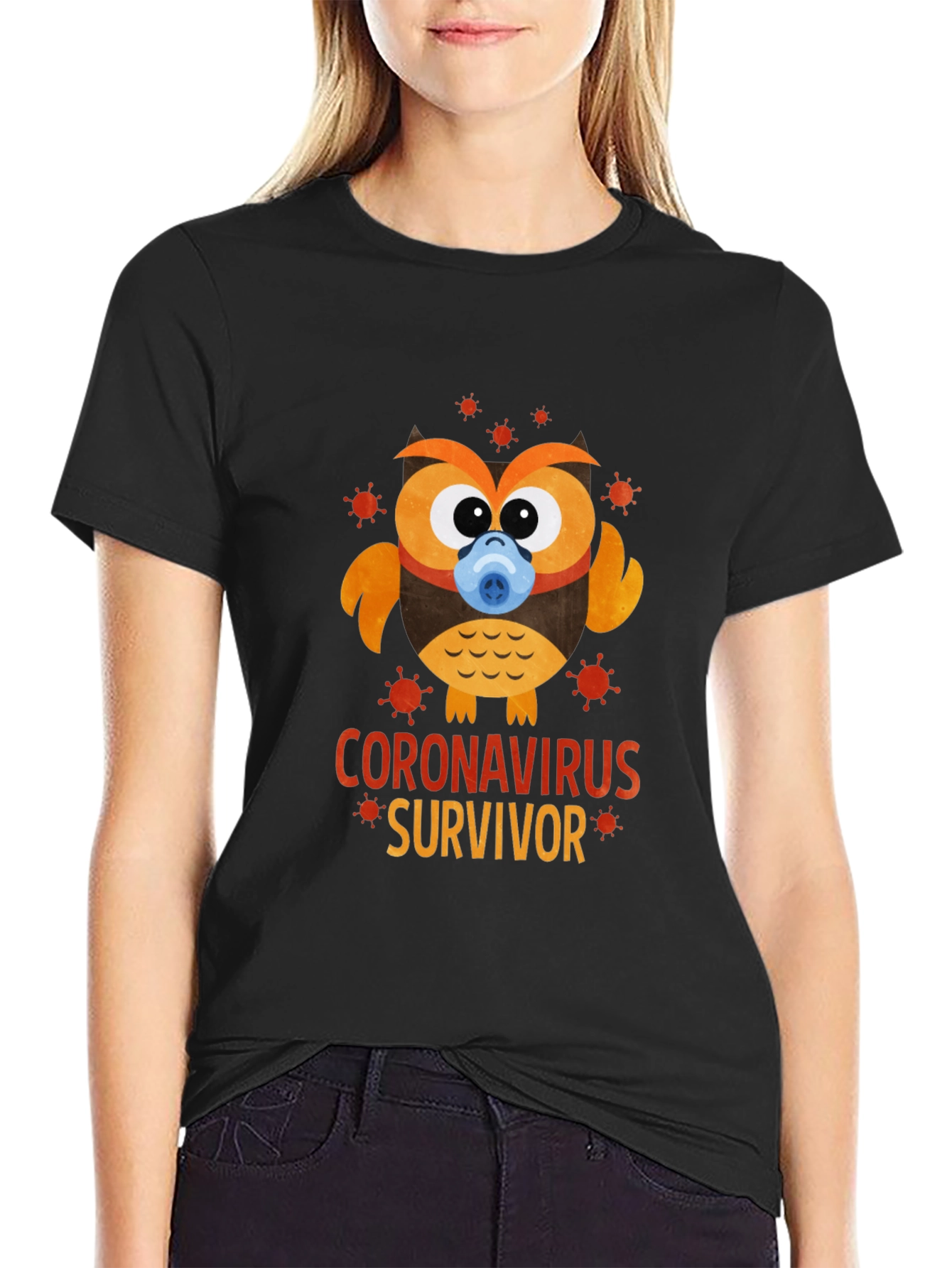 Coronavirus Survivor Owl T-Shirt