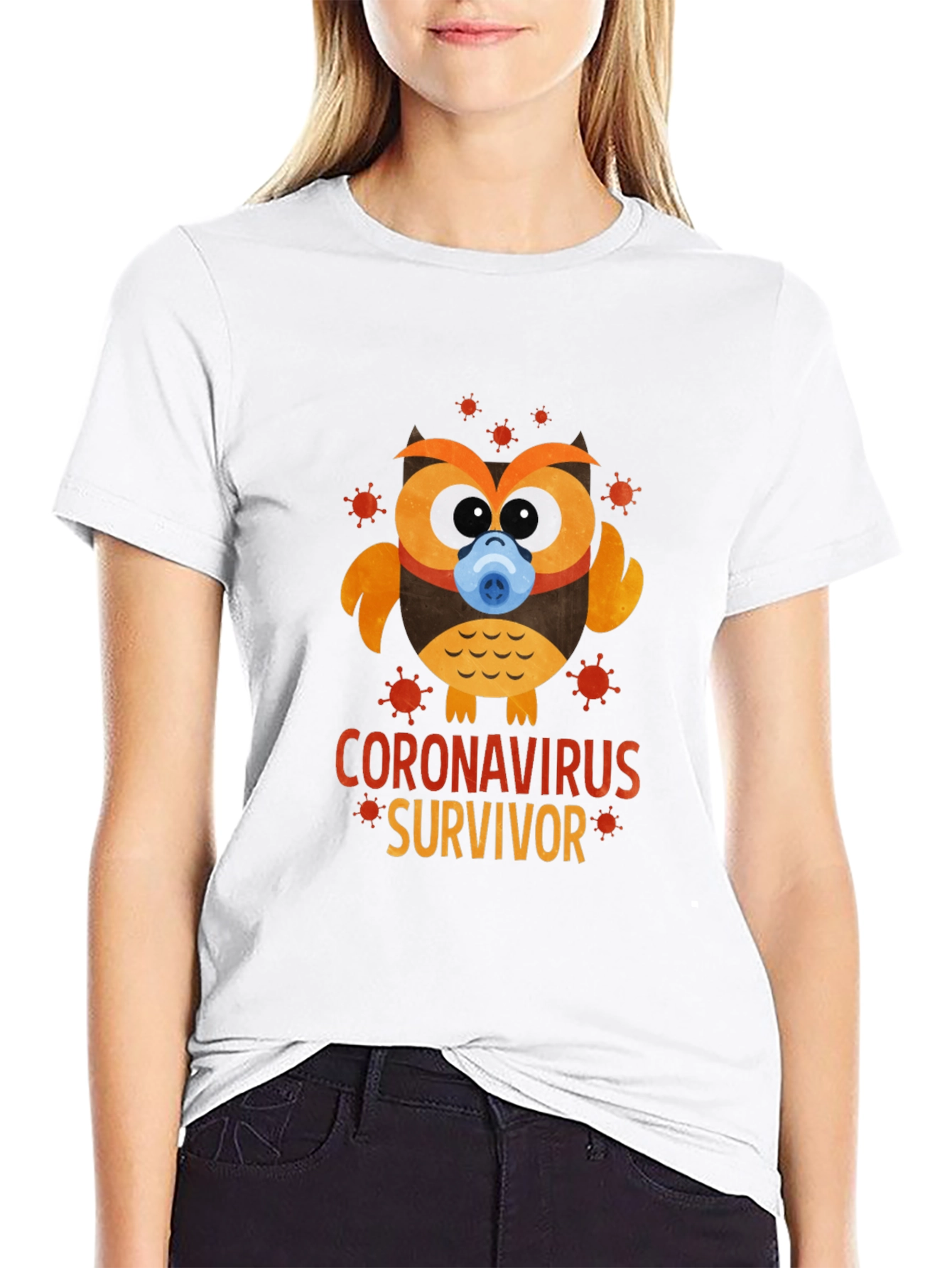 Coronavirus Survivor Owl T-Shirt