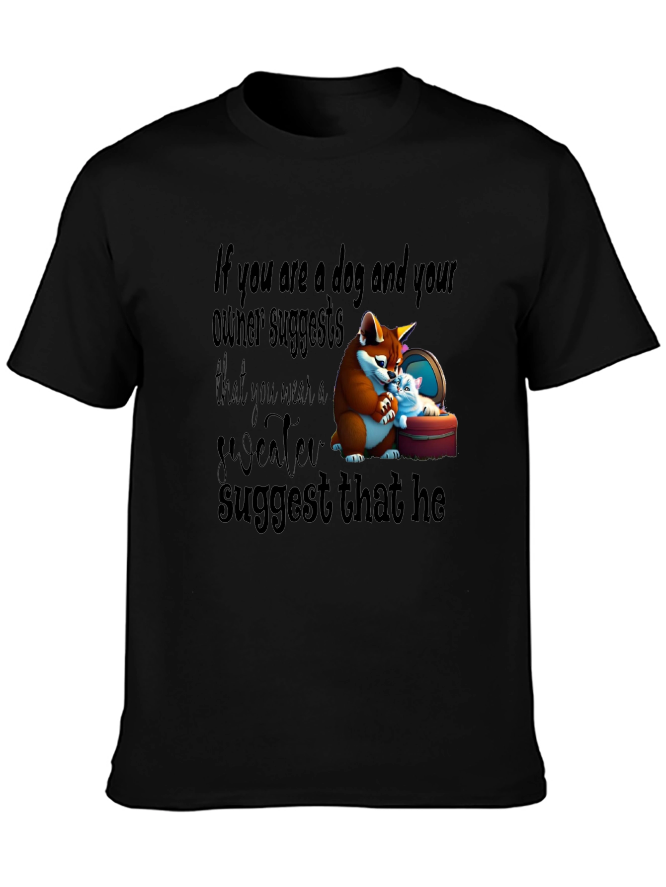 Dog Owner Funny Graphic Tee