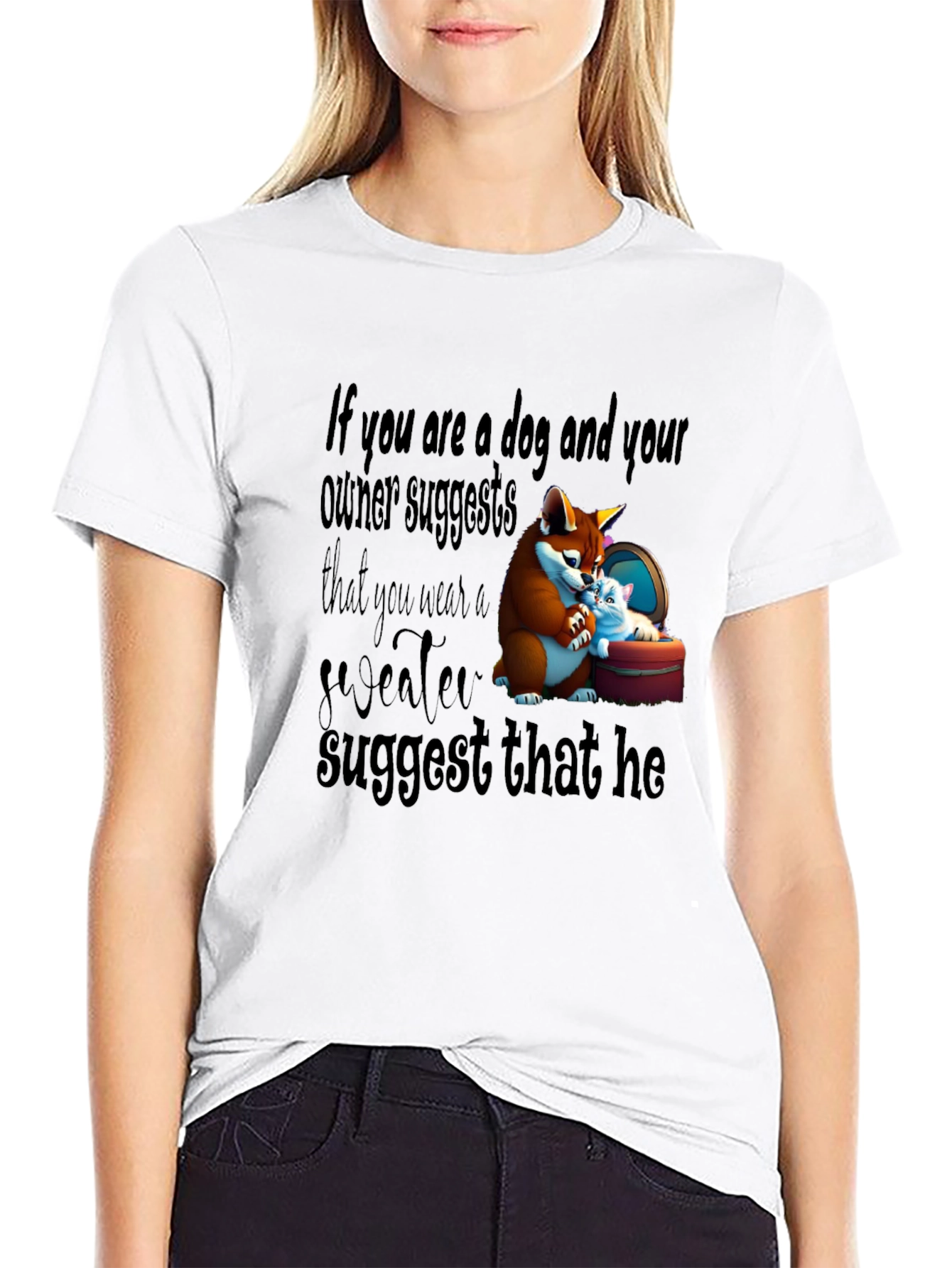Dog Owner Funny Graphic Tee