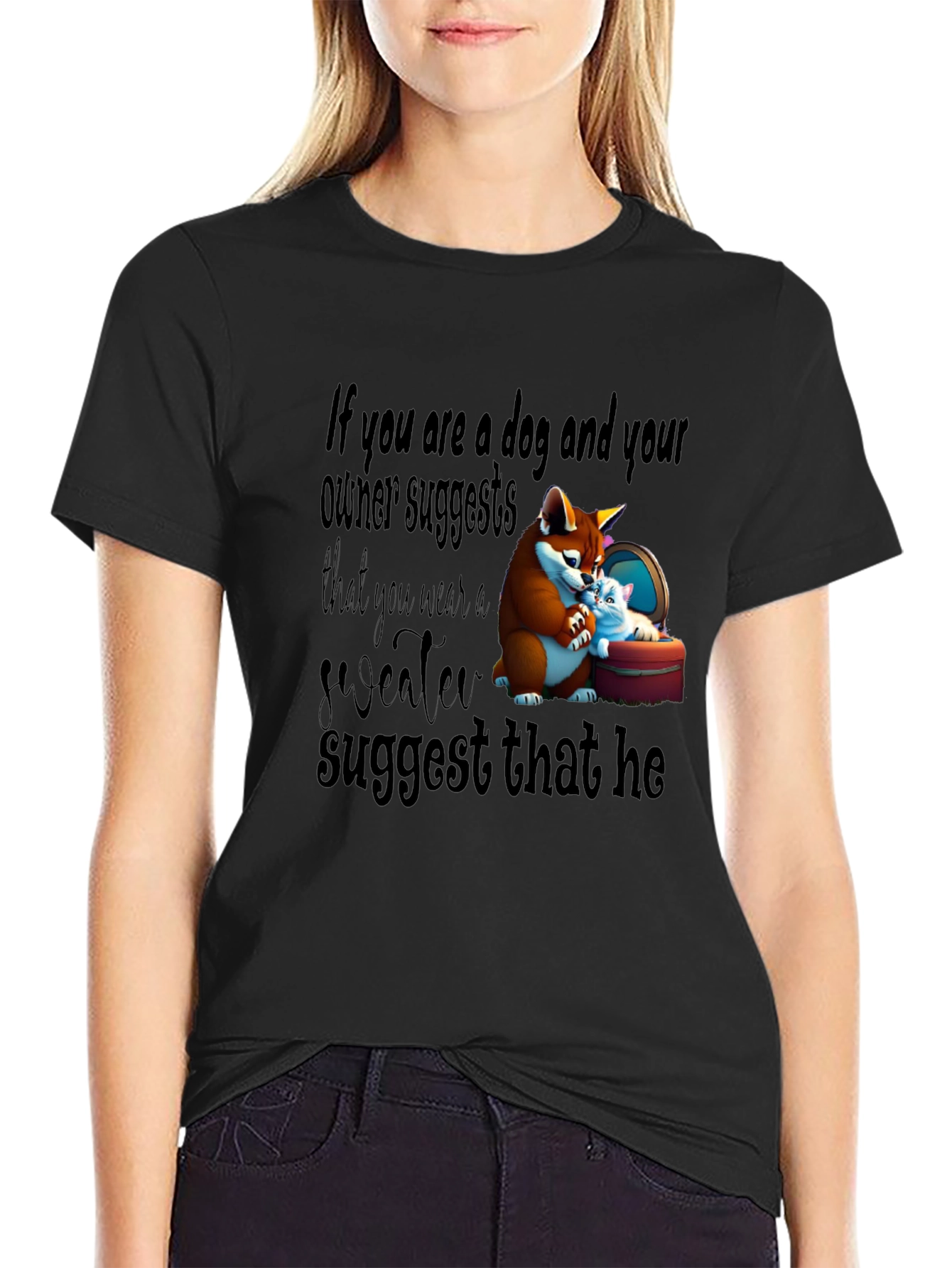 Dog Owner Funny Graphic Tee