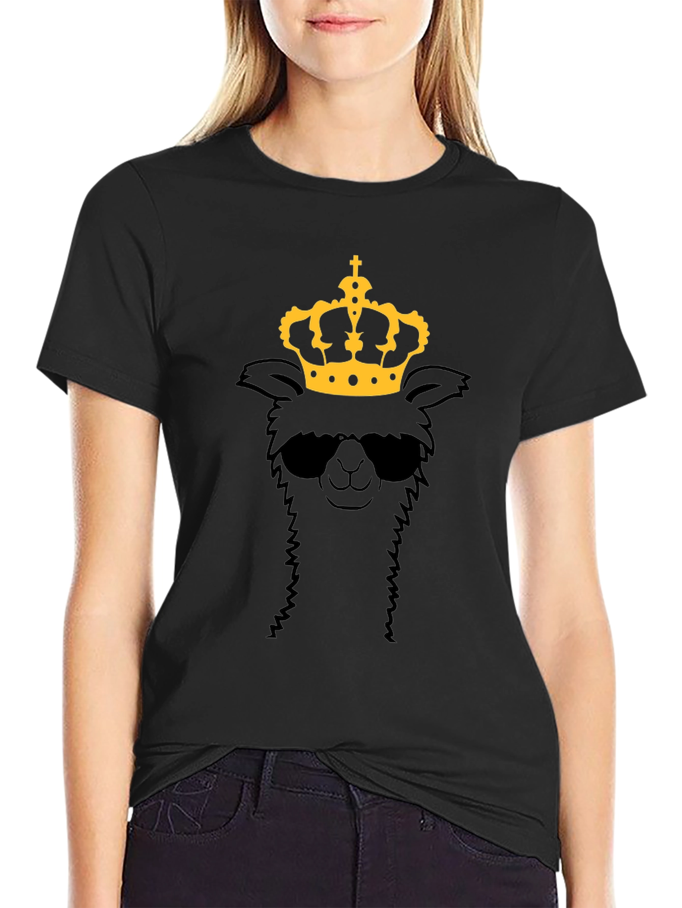King Llama T-Shirt - Cool Alpaca Tee