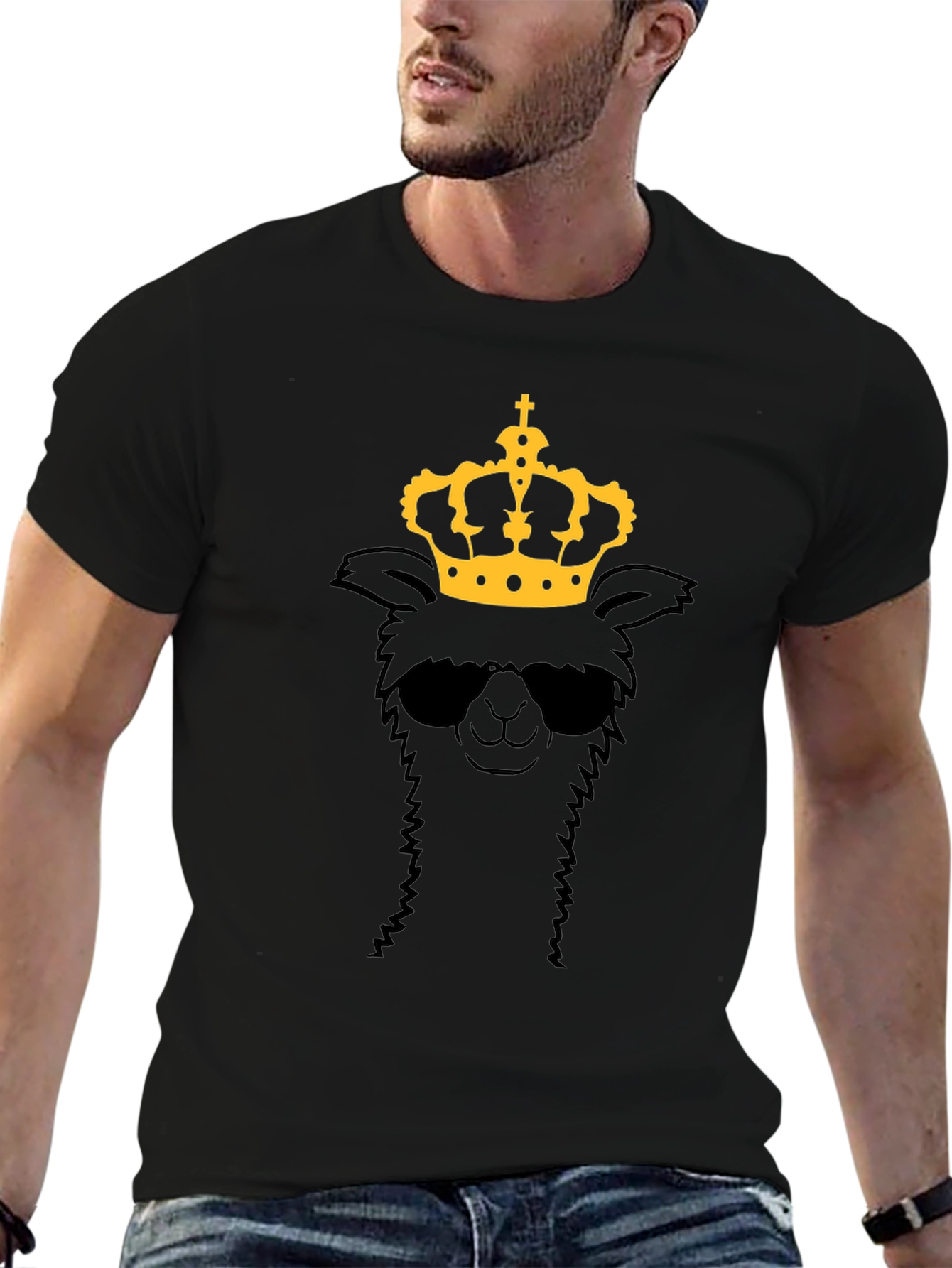 King Llama T-Shirt - Cool Alpaca Tee
