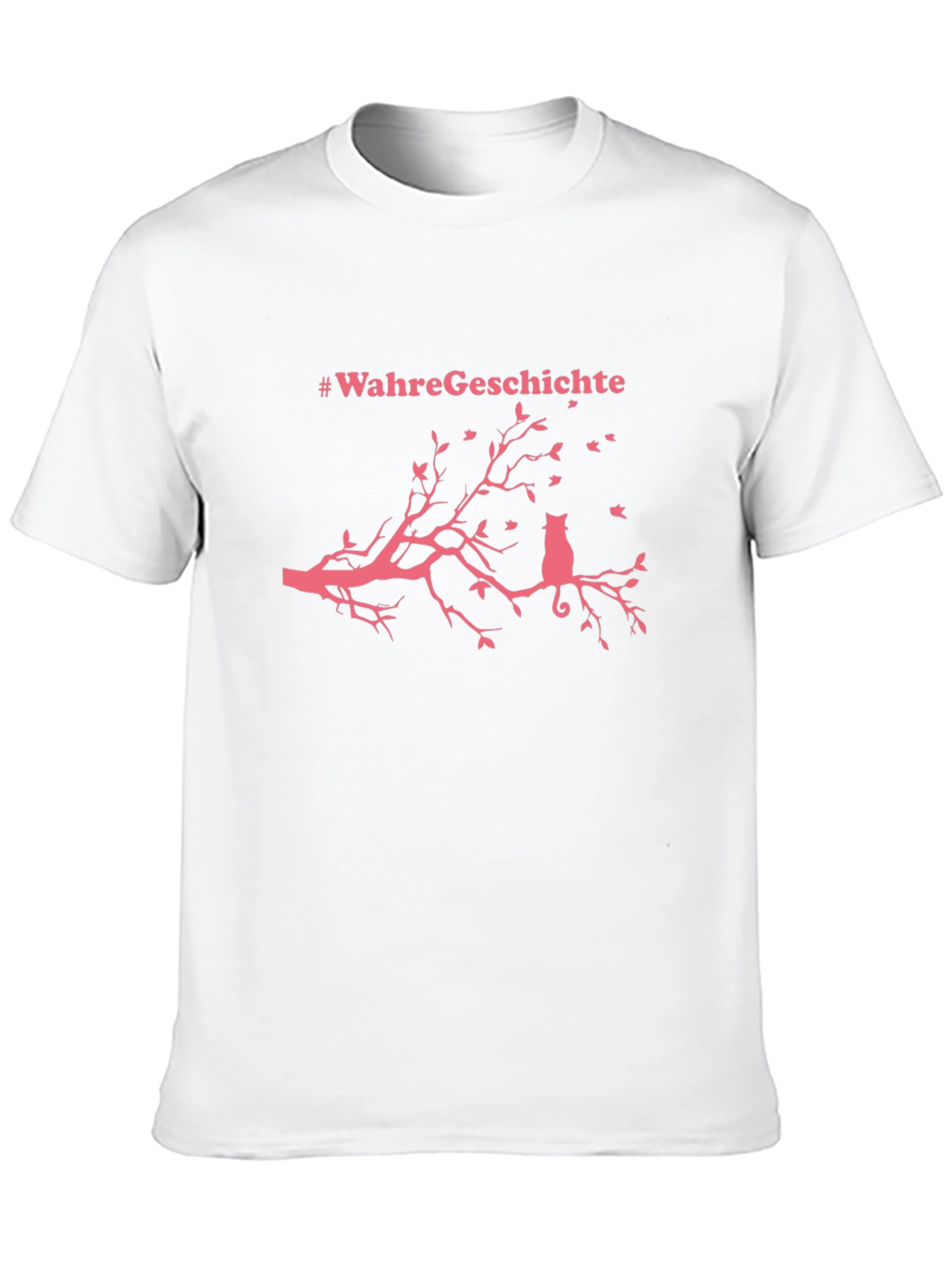 Cat on Branch T-Shirt - Wahre Geschichte