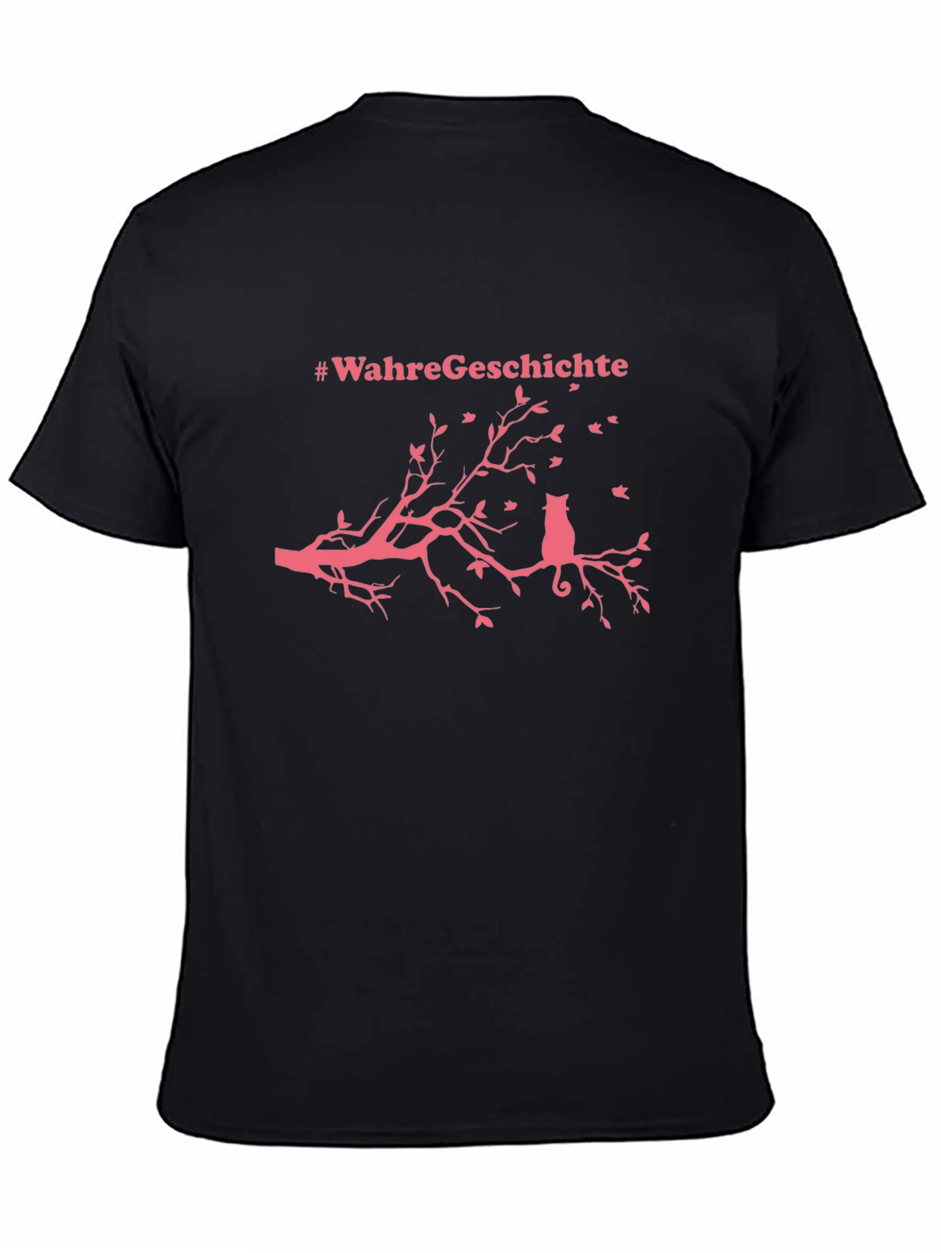 Cat on Branch T-Shirt - Wahre Geschichte