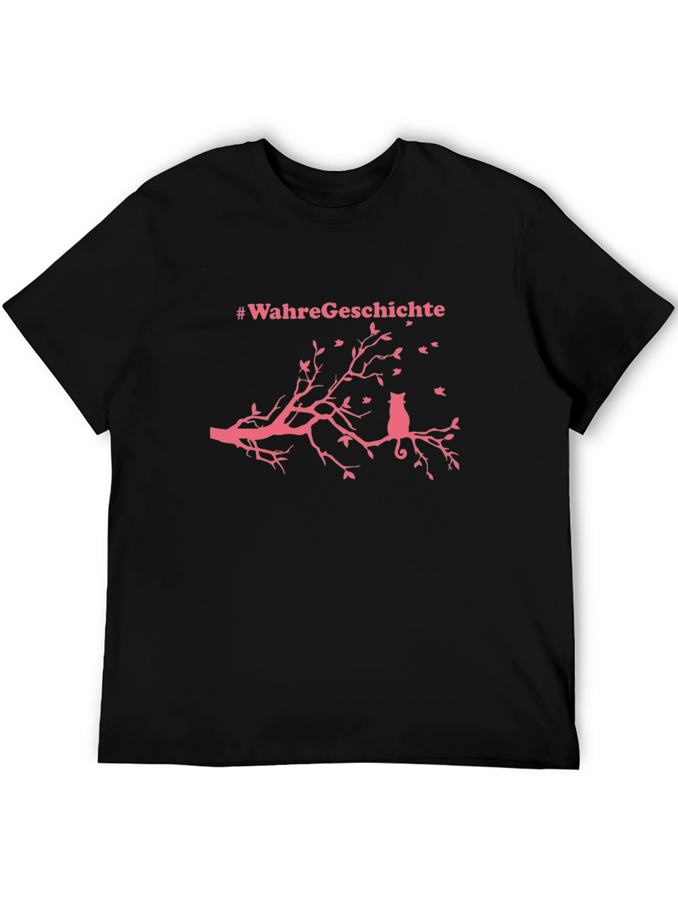 Cat on Branch T-Shirt - Wahre Geschichte