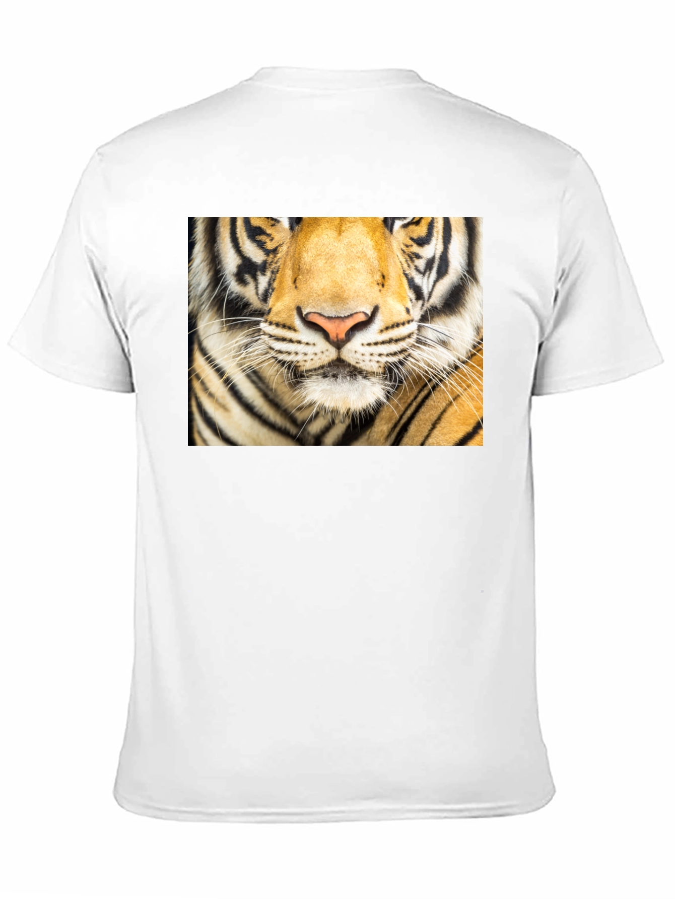 Tiger Face Graphic Black T-Shirt