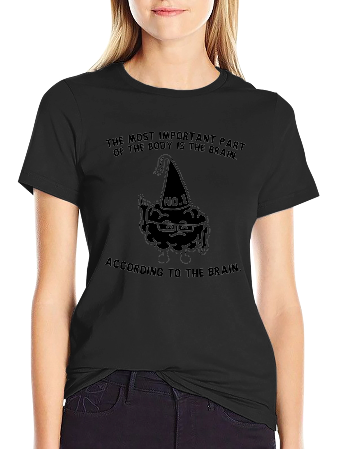 Brain Humor T-Shirt - Most Important Part