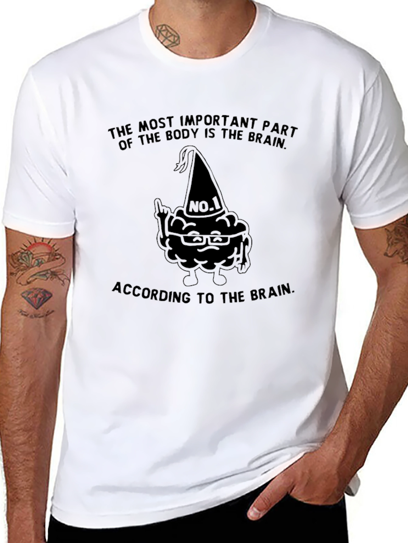 Brain Humor T-Shirt - Most Important Part