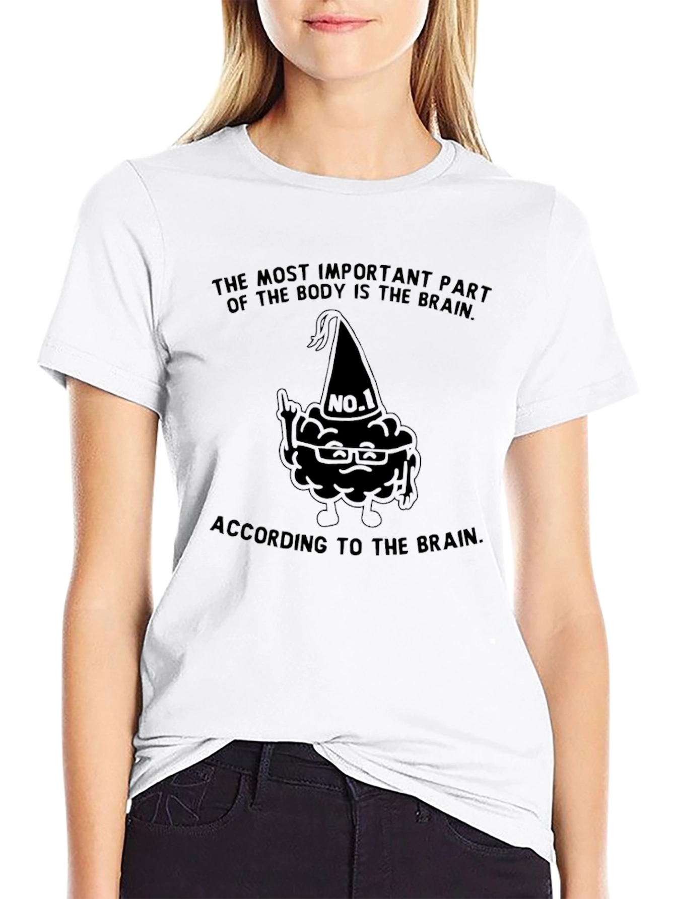 Brain Humor T-Shirt - Most Important Part