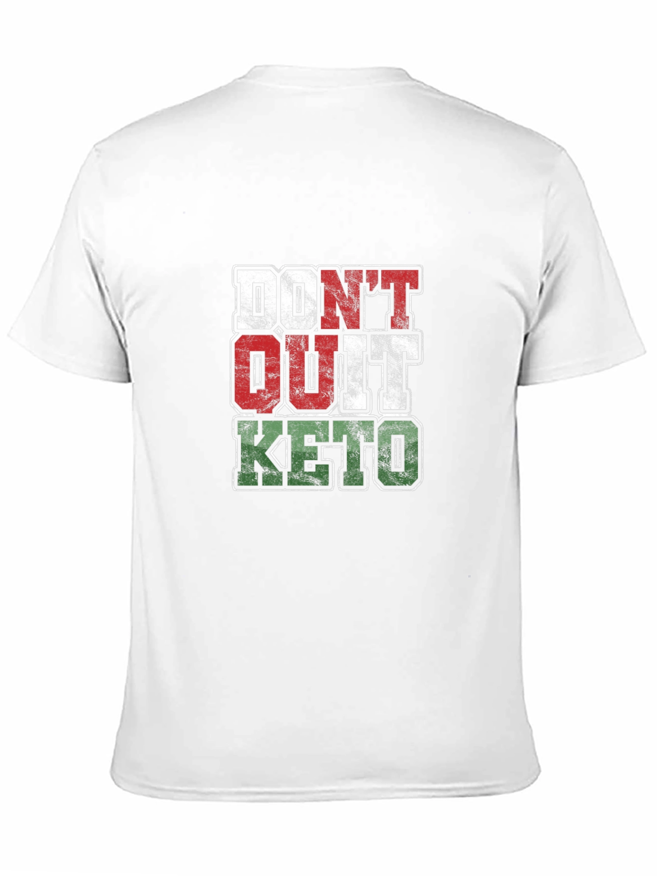 Dont Quit Keto Graphic Tee - Black Cotton T-Shirt