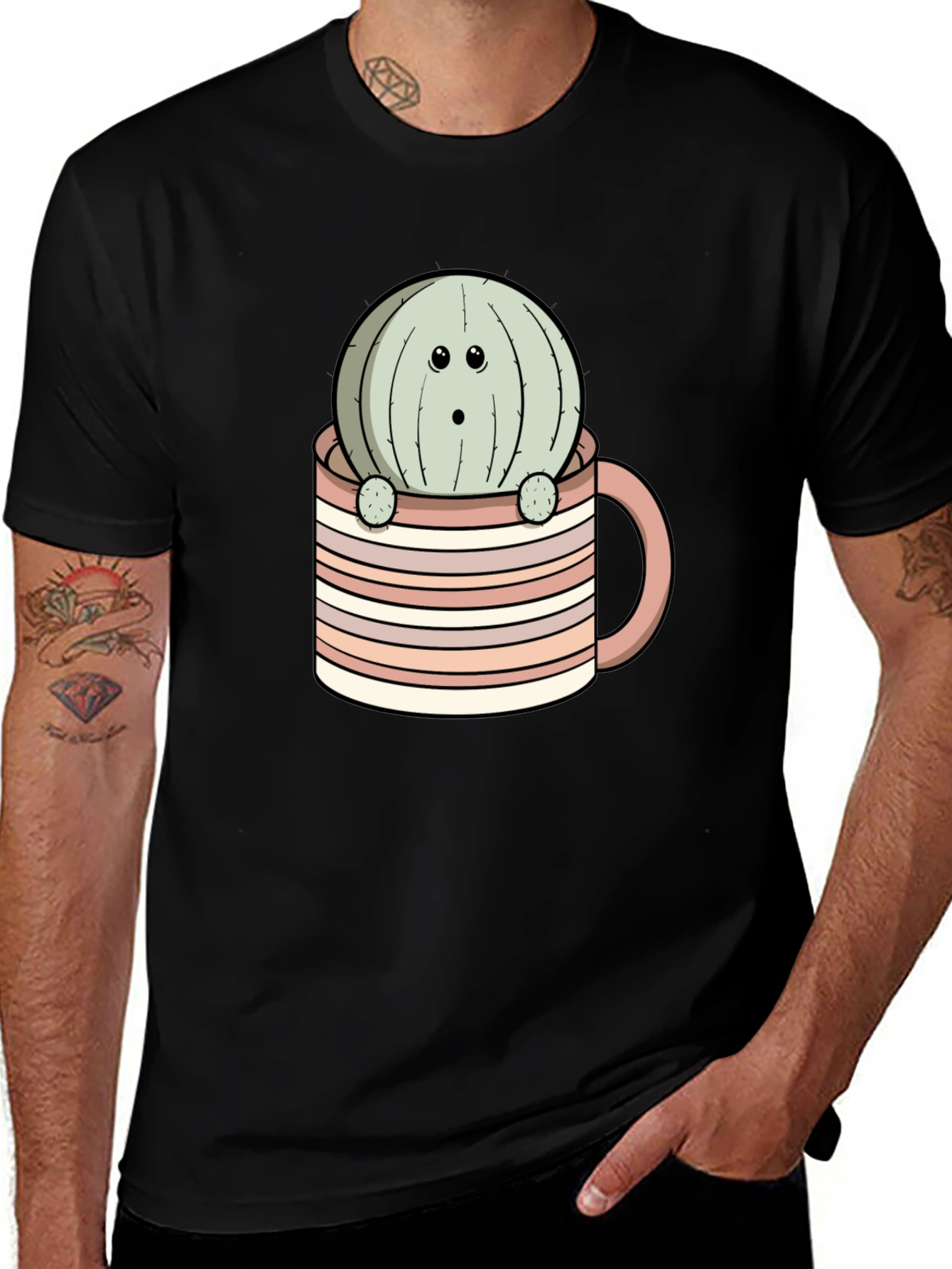 Cactus in a Mug Graphic Tee