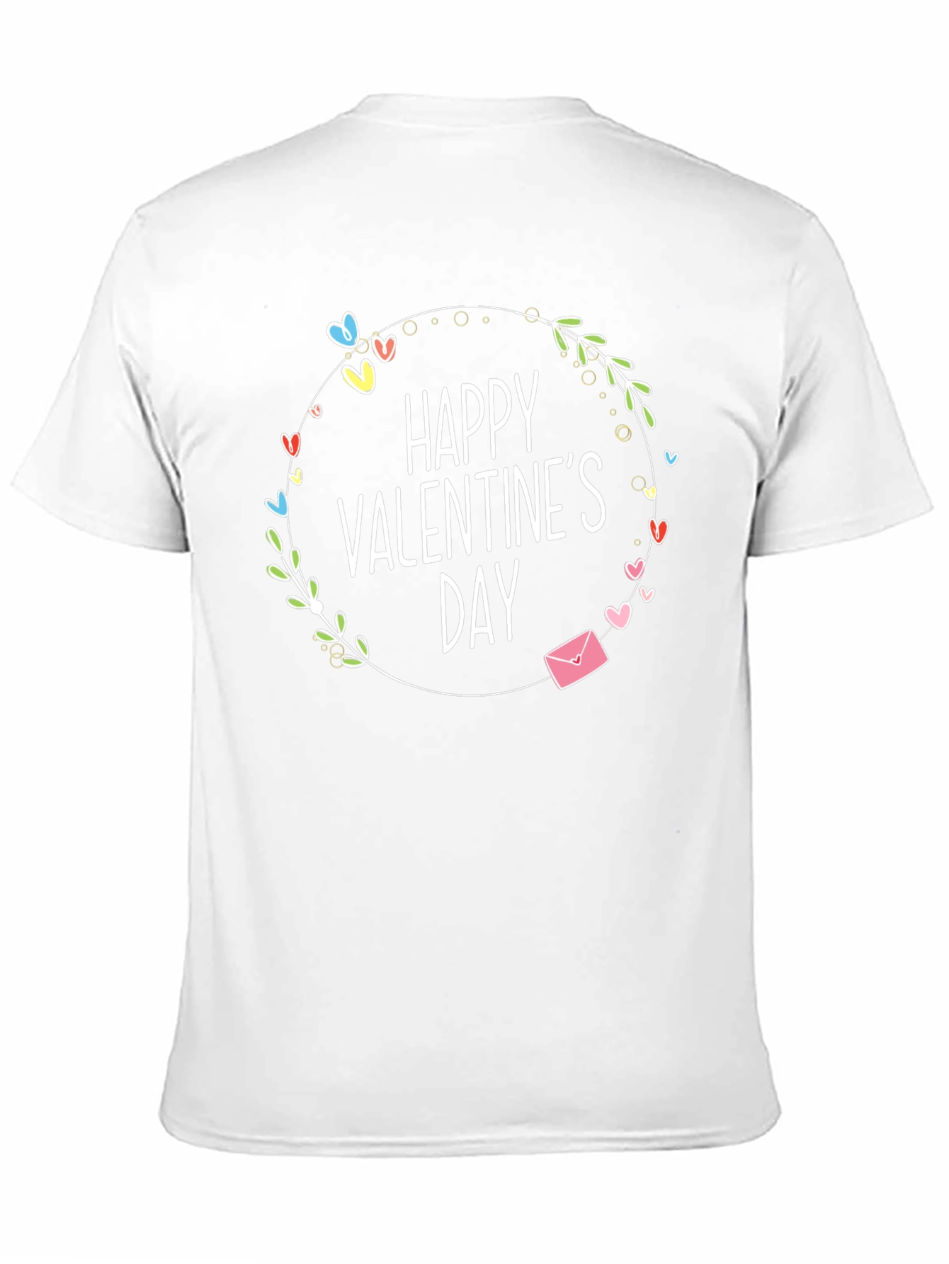 Happy Valentines Day T-Shirt - Black