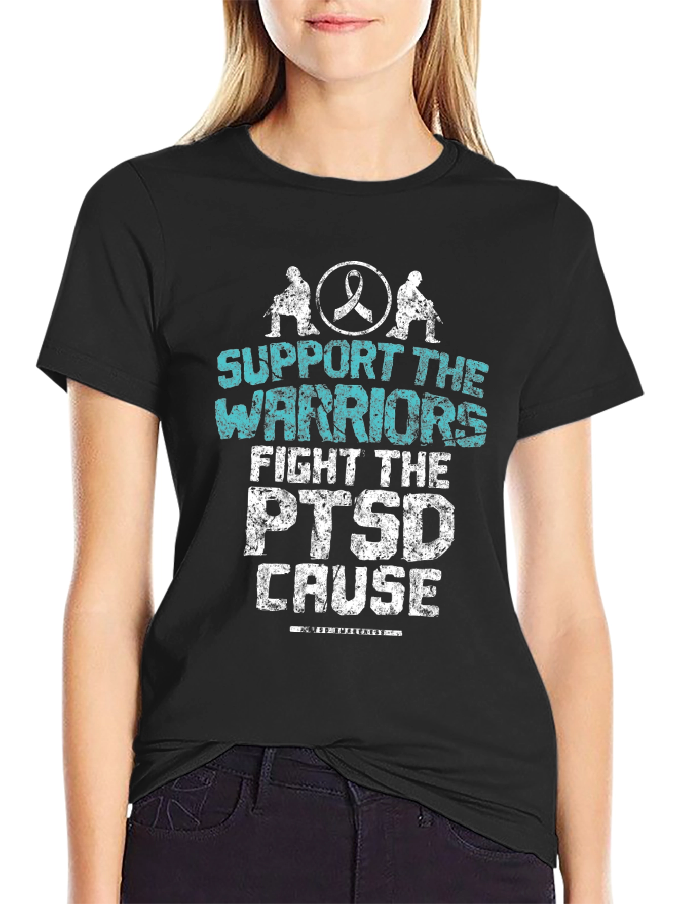 Support Our Warriors PTSD Awareness T-Shirt