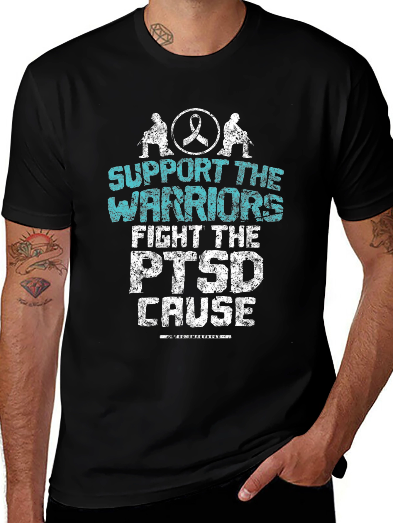 Support Our Warriors PTSD Awareness T-Shirt