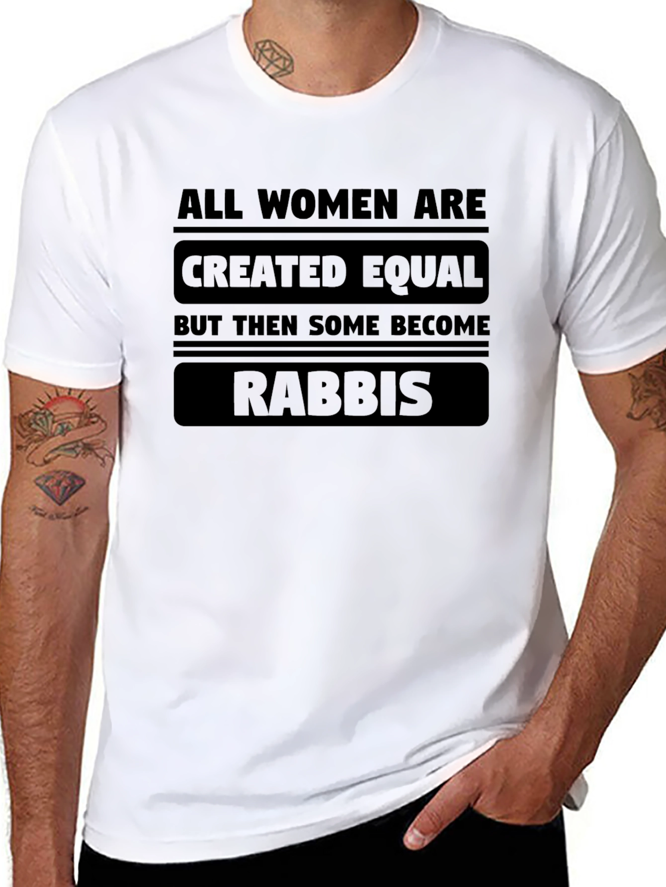 All Women Rabbis T-Shirt Humor Graphic Tee