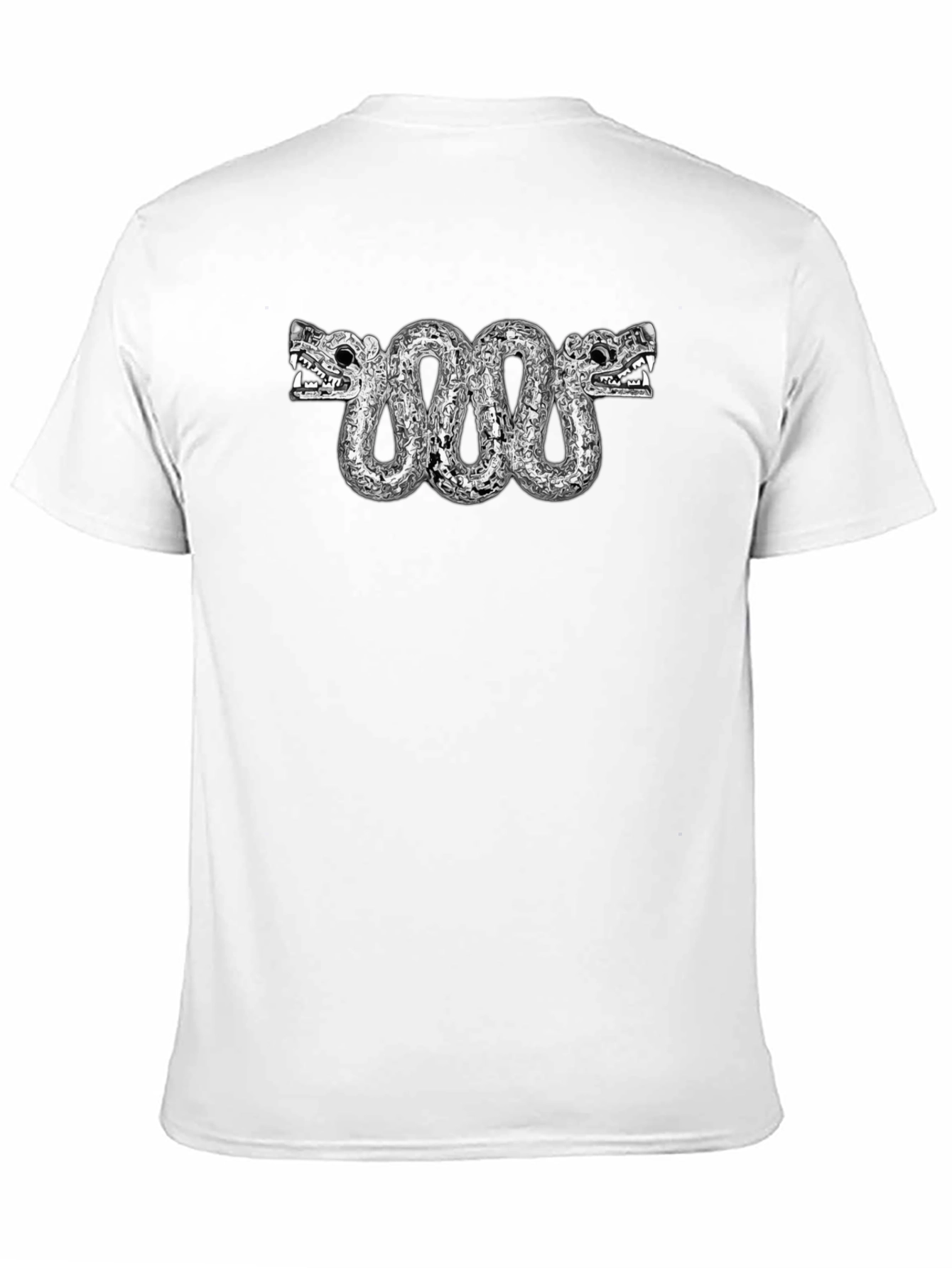 Aztec Serpent T-Shirt - Black Cotton Tee