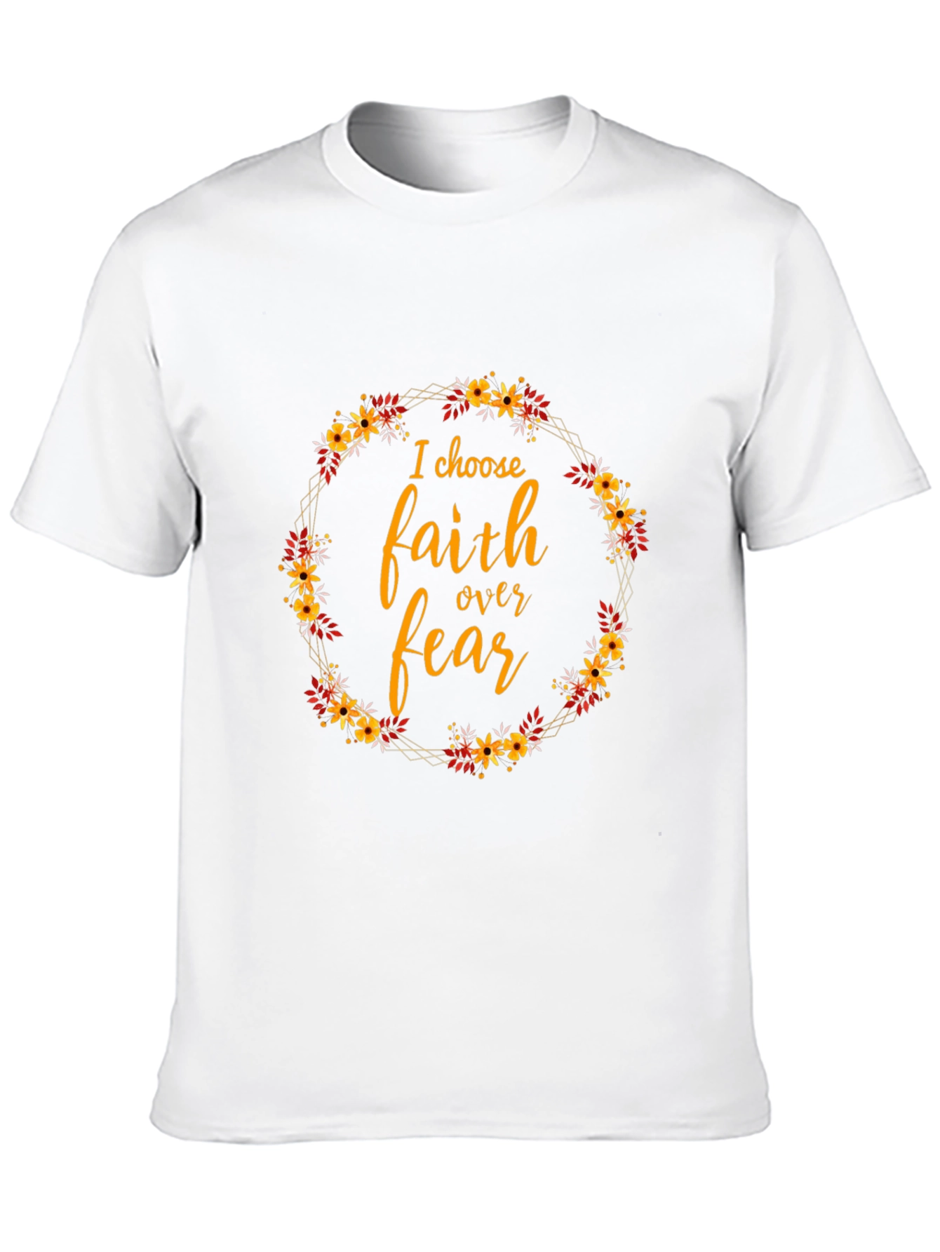 Faith Over Fear Floral Graphic Tee