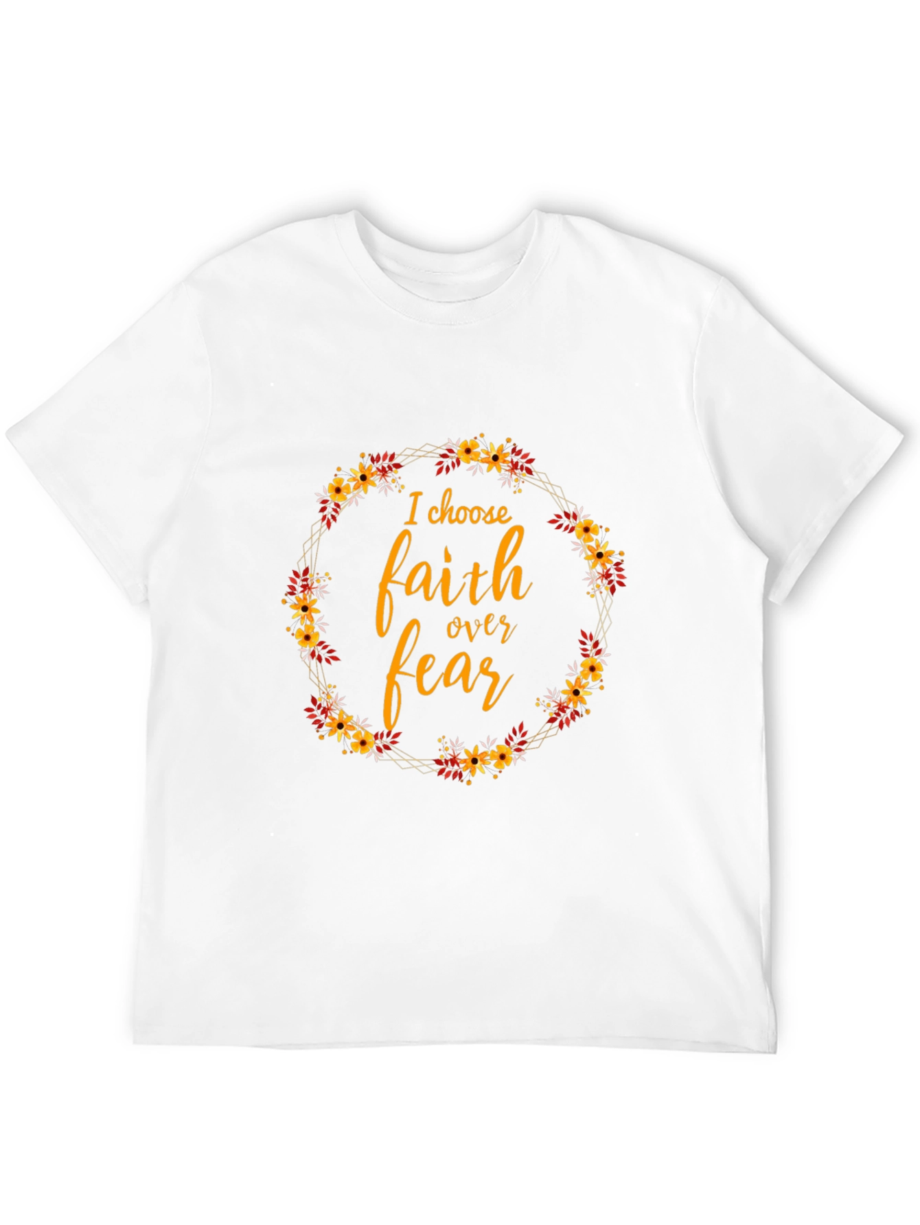Faith Over Fear Floral Graphic Tee