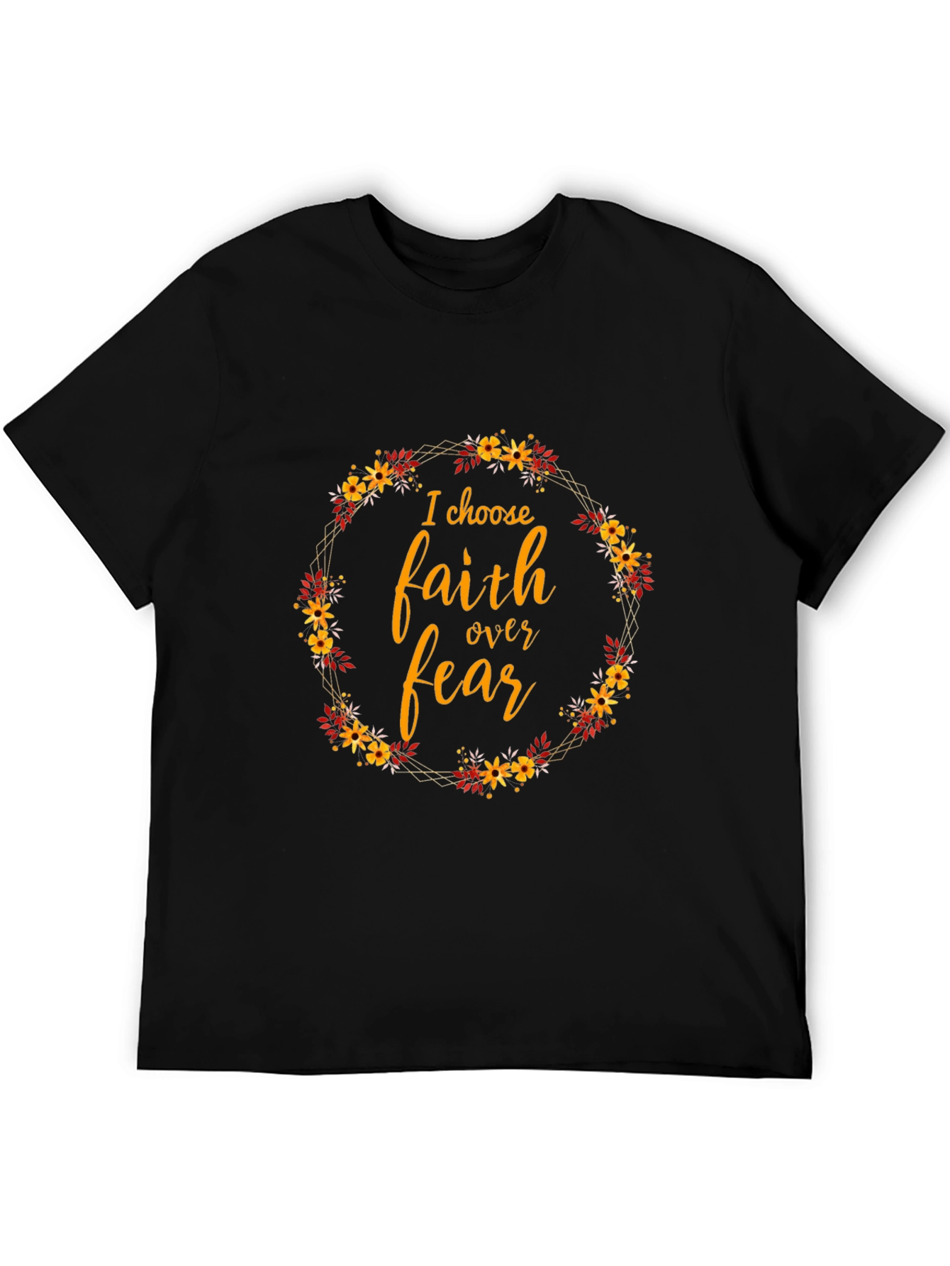 Faith Over Fear Floral Graphic Tee