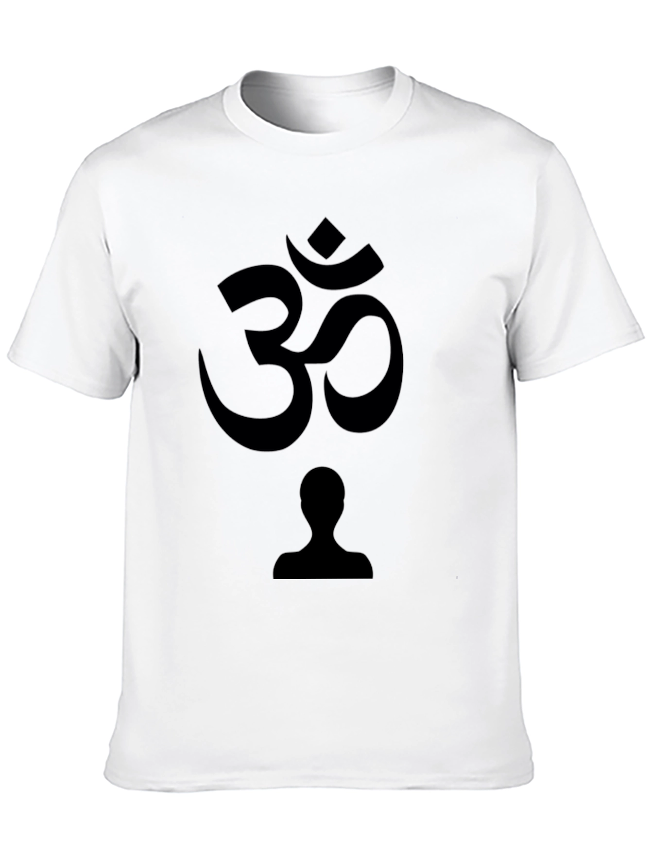Om Symbol Graphic Black T-Shirt | Yoga Meditation Tee