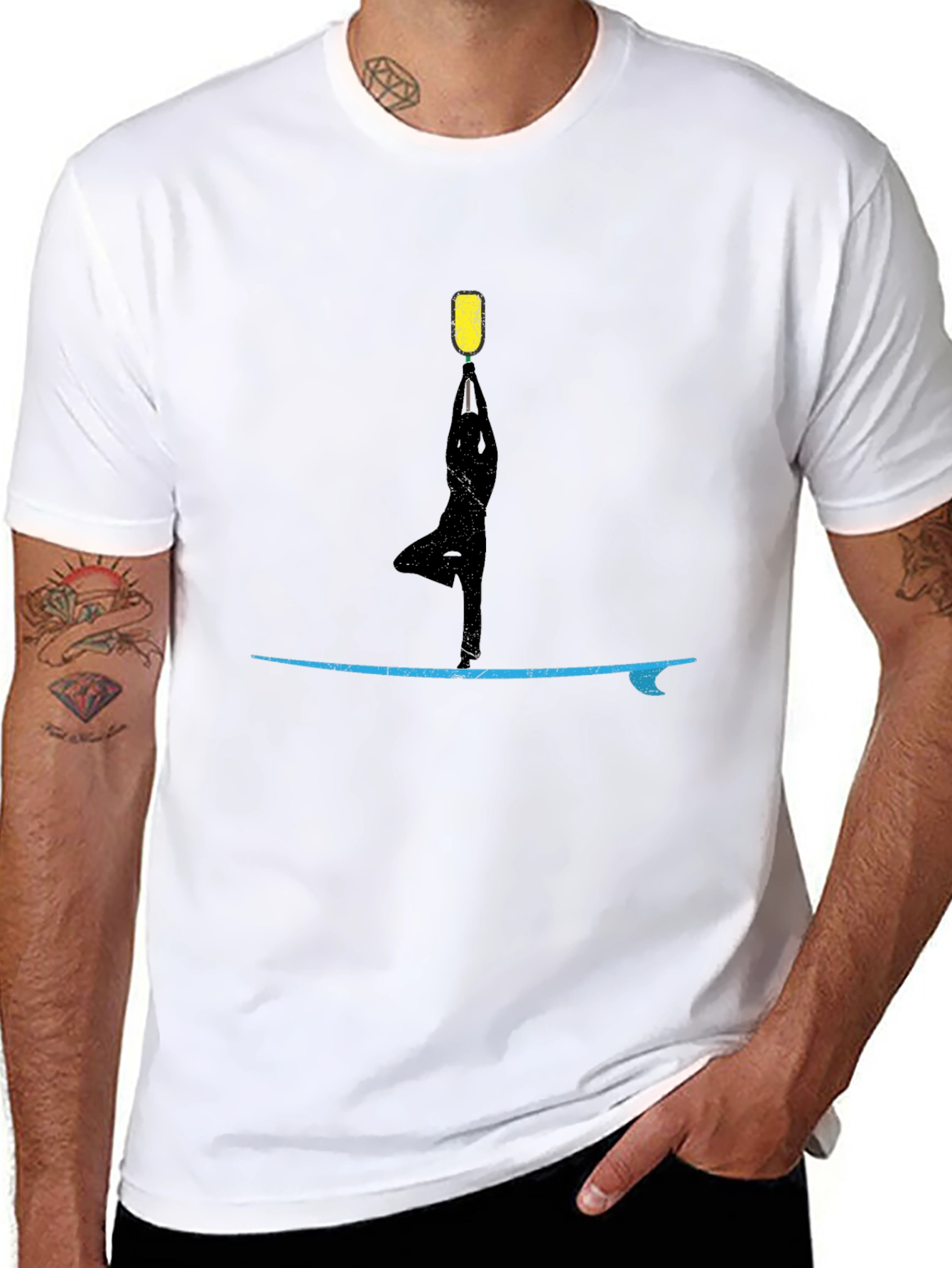 Yoga Surfer Tee - Balance & Style