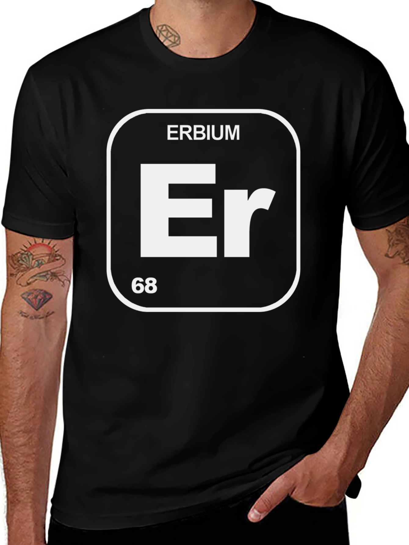 Erbium Element Periodic Table Style T-Shirt