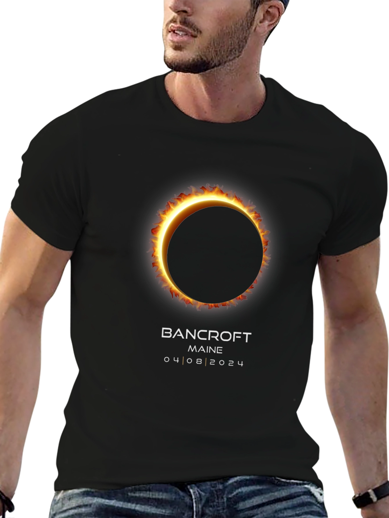 Bancroft Maine 2024 Solar Eclipse T-Shirt