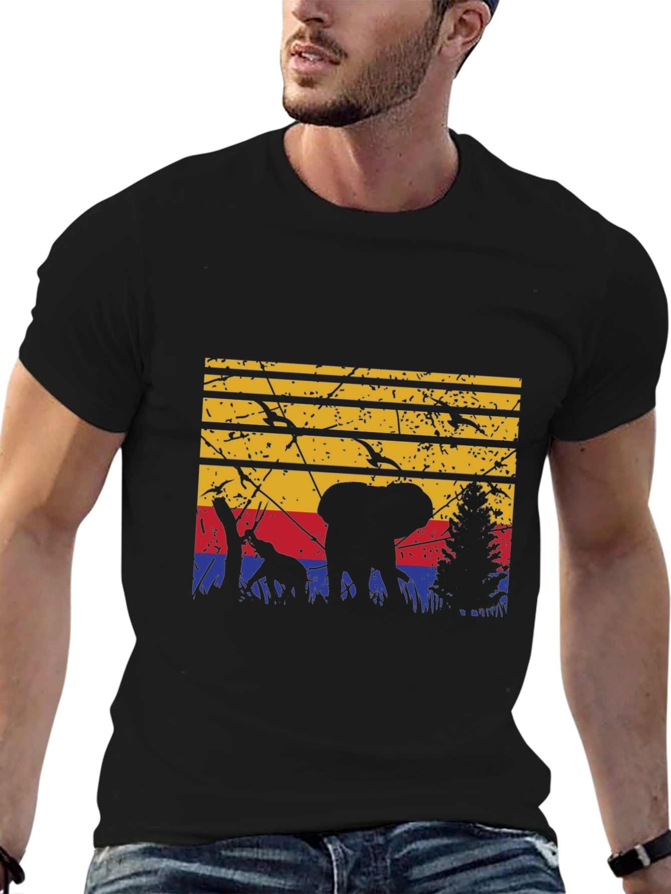 Retro African Wildlife T-Shirt