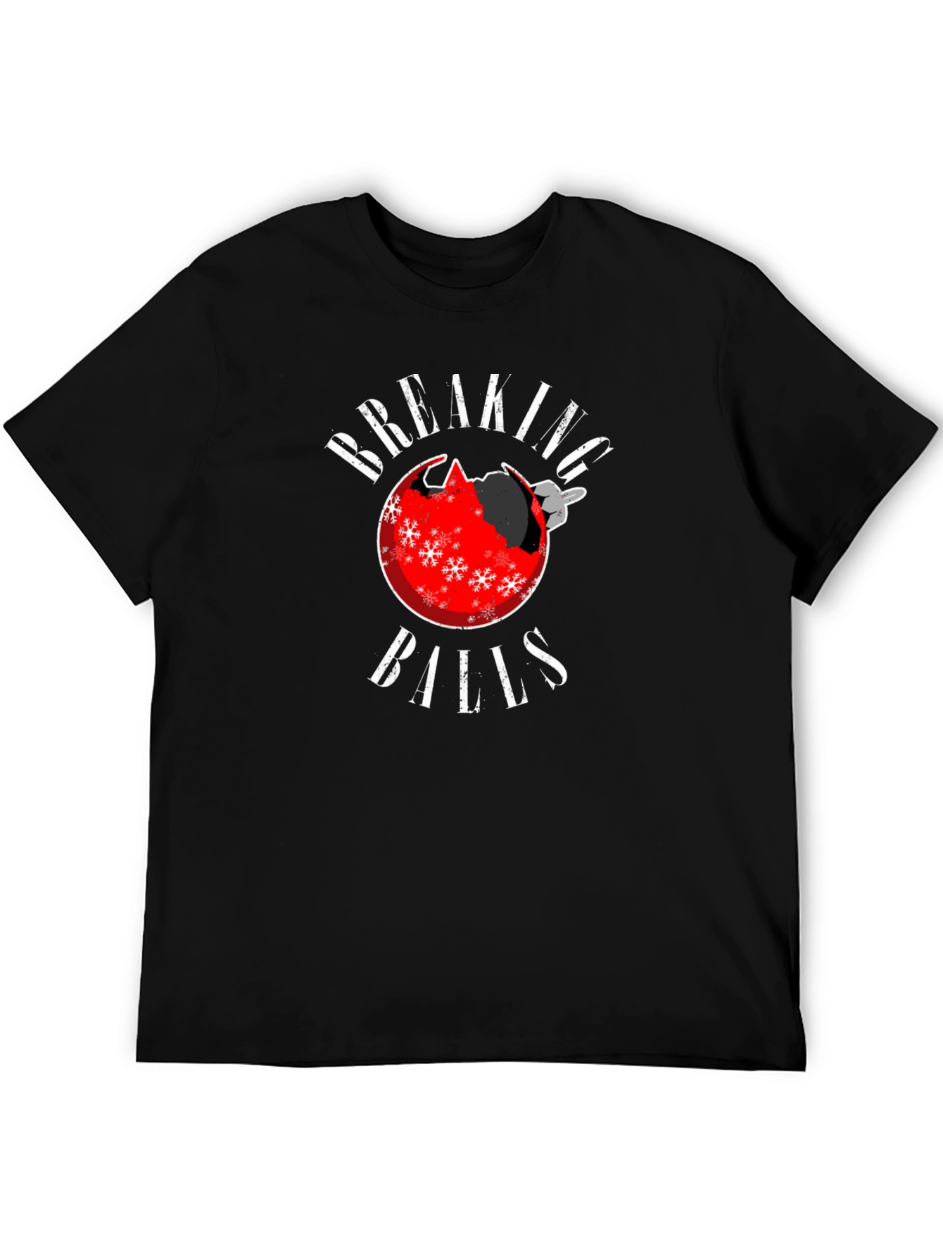 Breaking Balls Christmas Ornament Humor T-Shirt