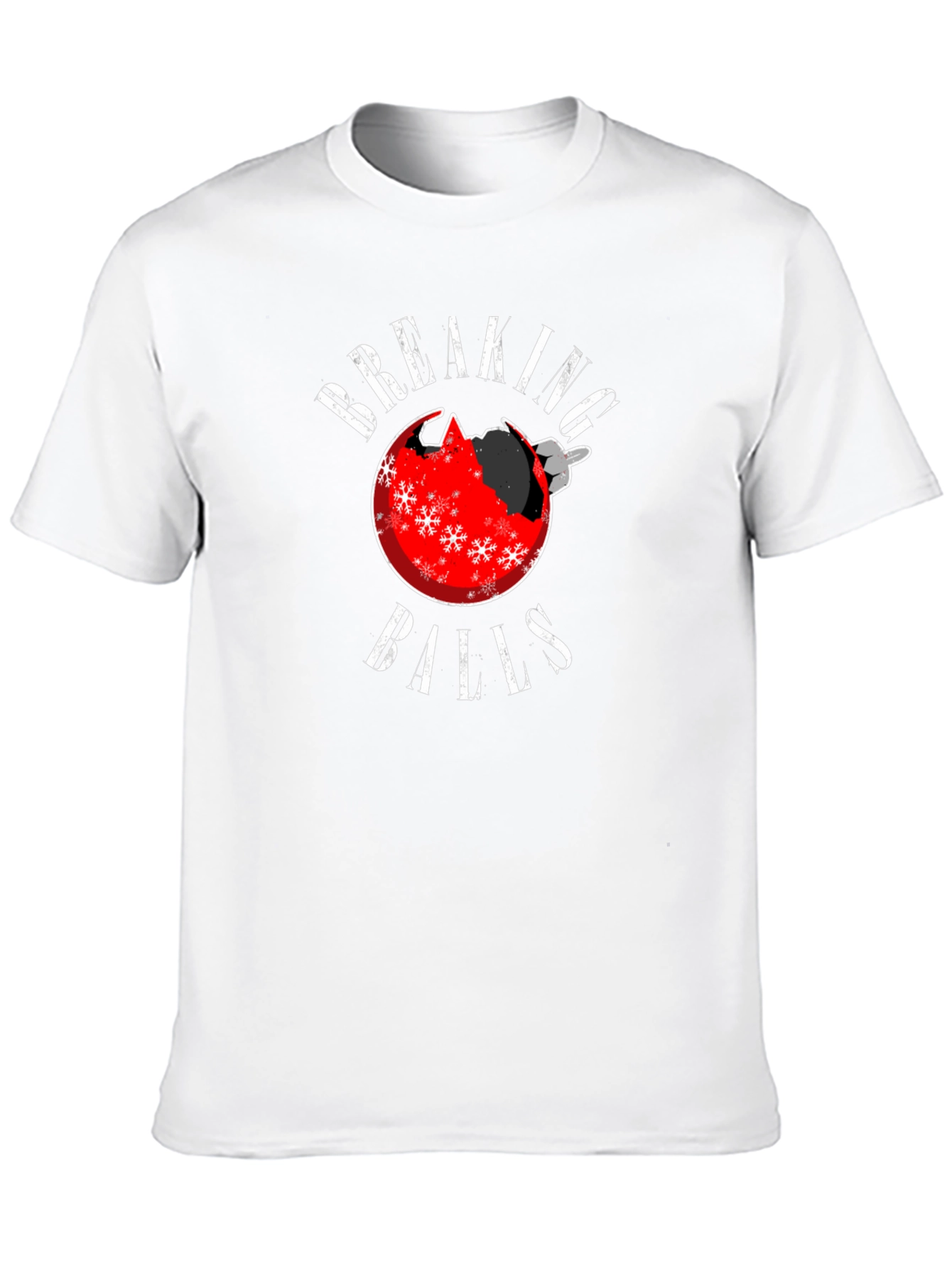 Breaking Balls Christmas Ornament Humor T-Shirt