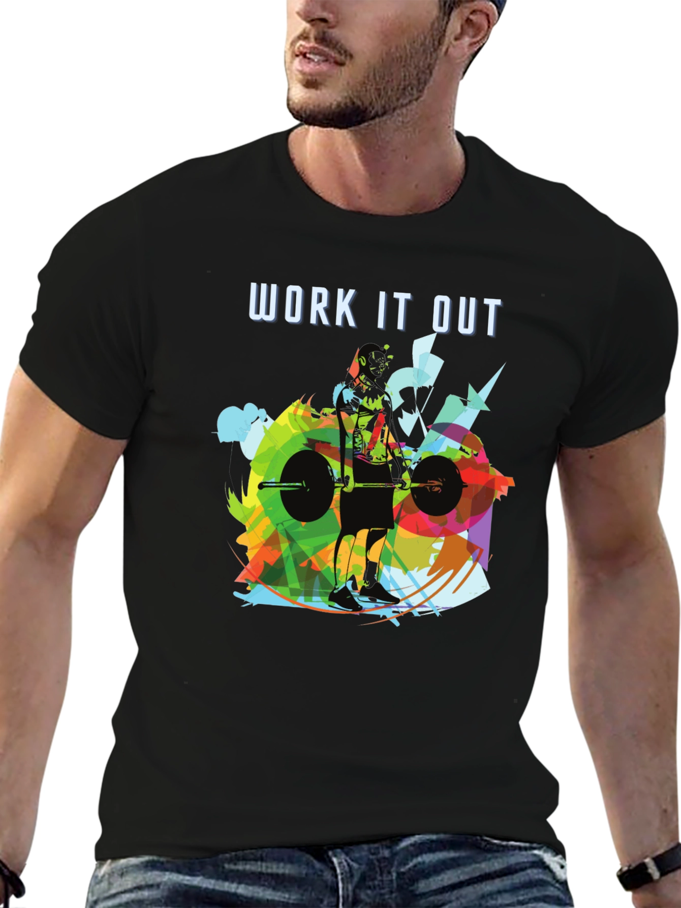 Workout Graphic Tee - Lift & Inspire
