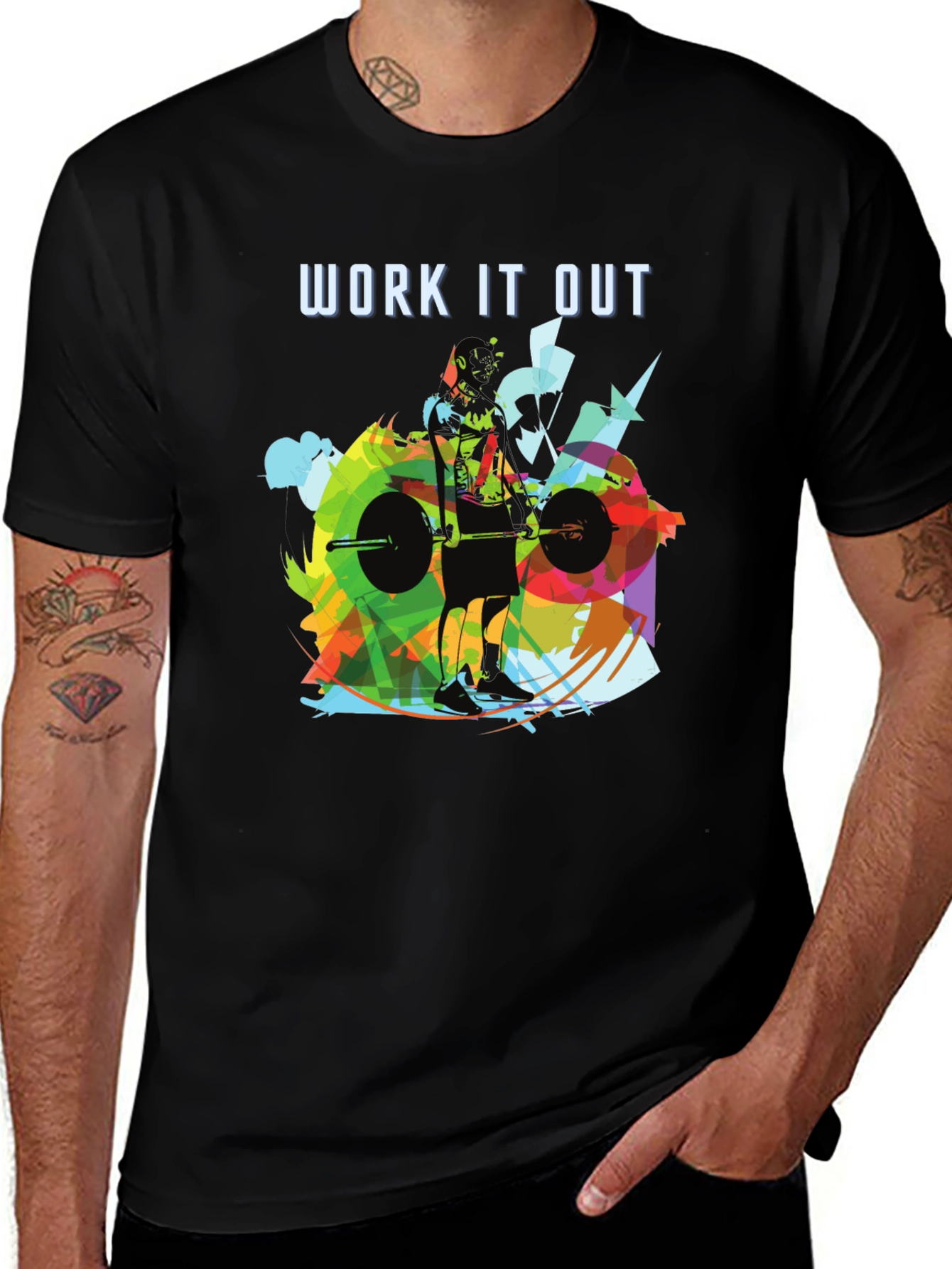Workout Graphic Tee - Lift & Inspire