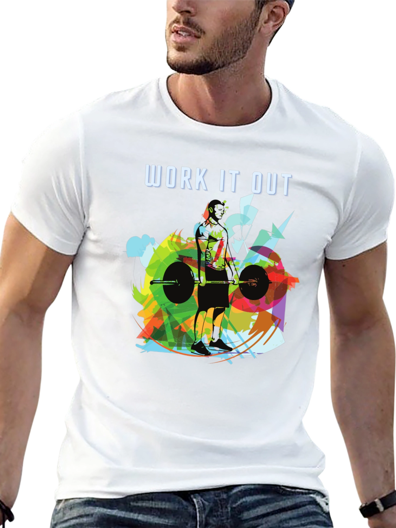 Workout Graphic Tee - Lift & Inspire