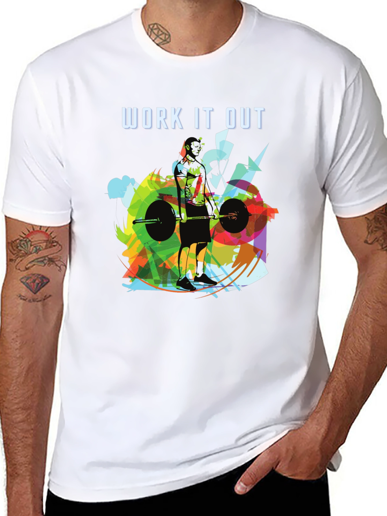 Workout Graphic Tee - Lift & Inspire