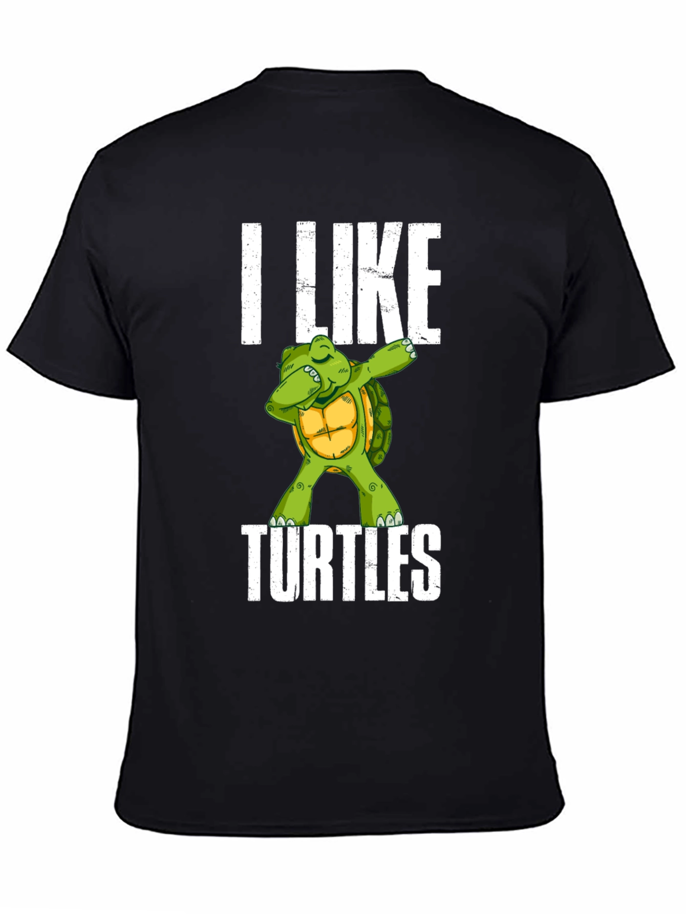 I Like Turtles T-Shirt - Dab Turtle Design