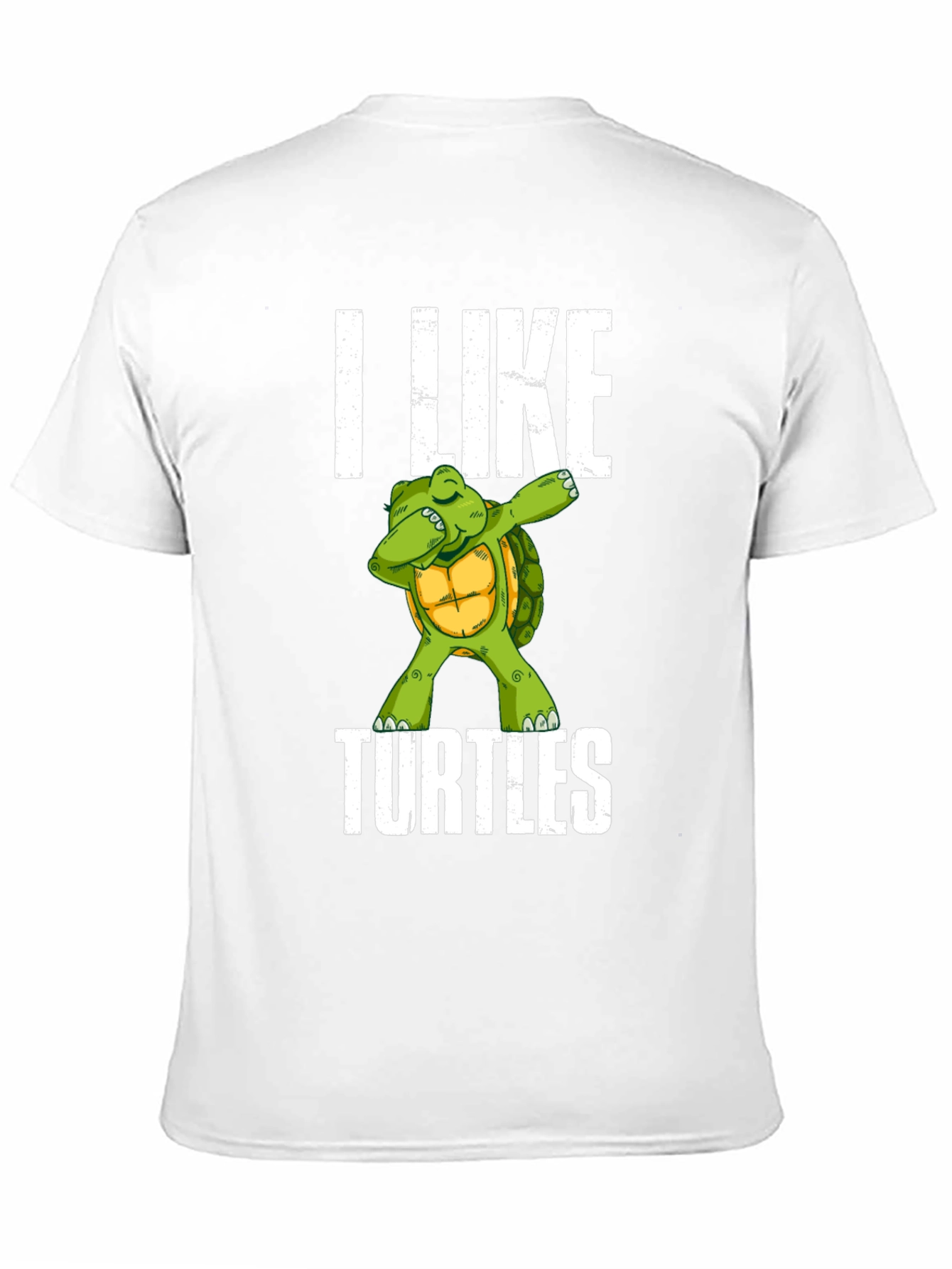 I Like Turtles T-Shirt - Dab Turtle Design